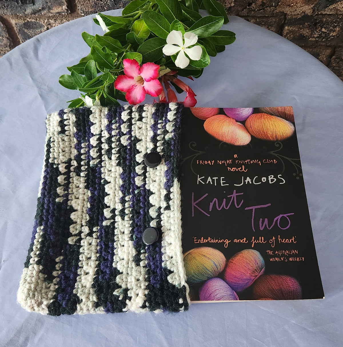 Crocheted Book Cover