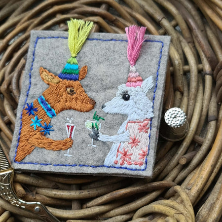 Reg the Kelpie Embroidered Wall Art