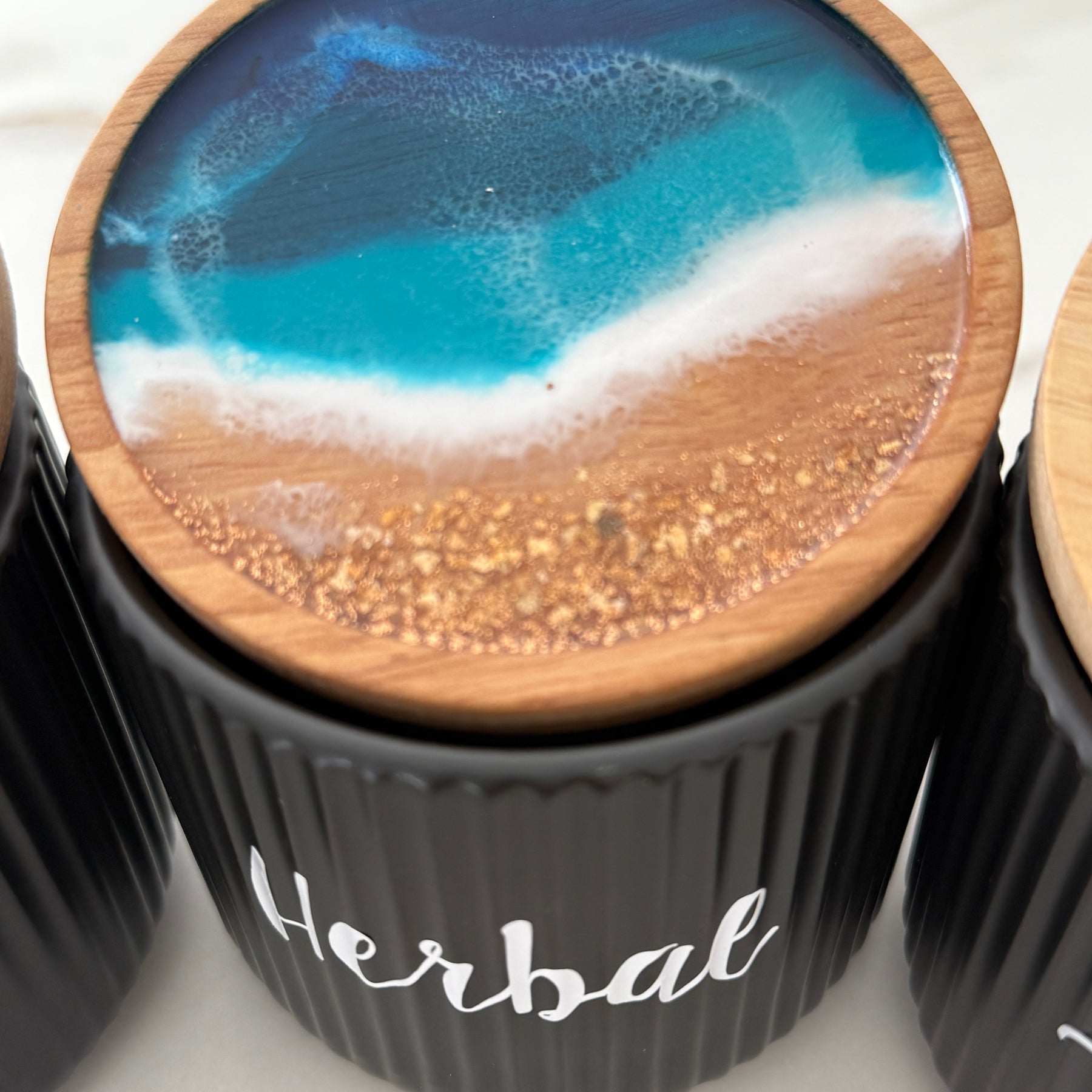 Canisters | coffee jar | tea sugar jar | handmade | home decor