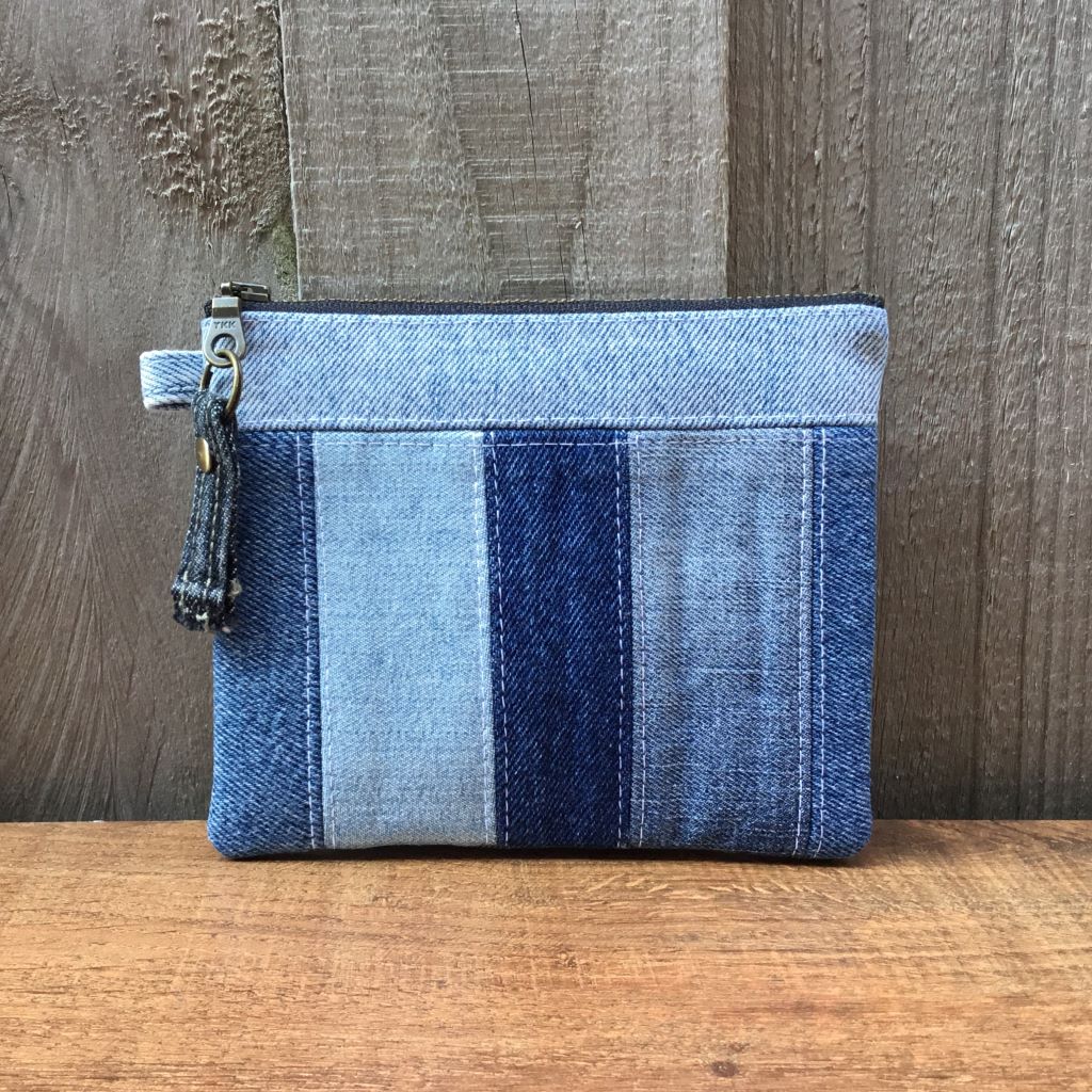Upcycled Denim Purse – Denim Strips