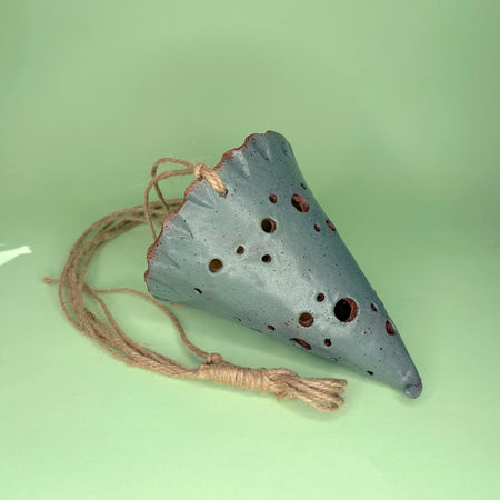 Ceramic hanging cone orchid pot