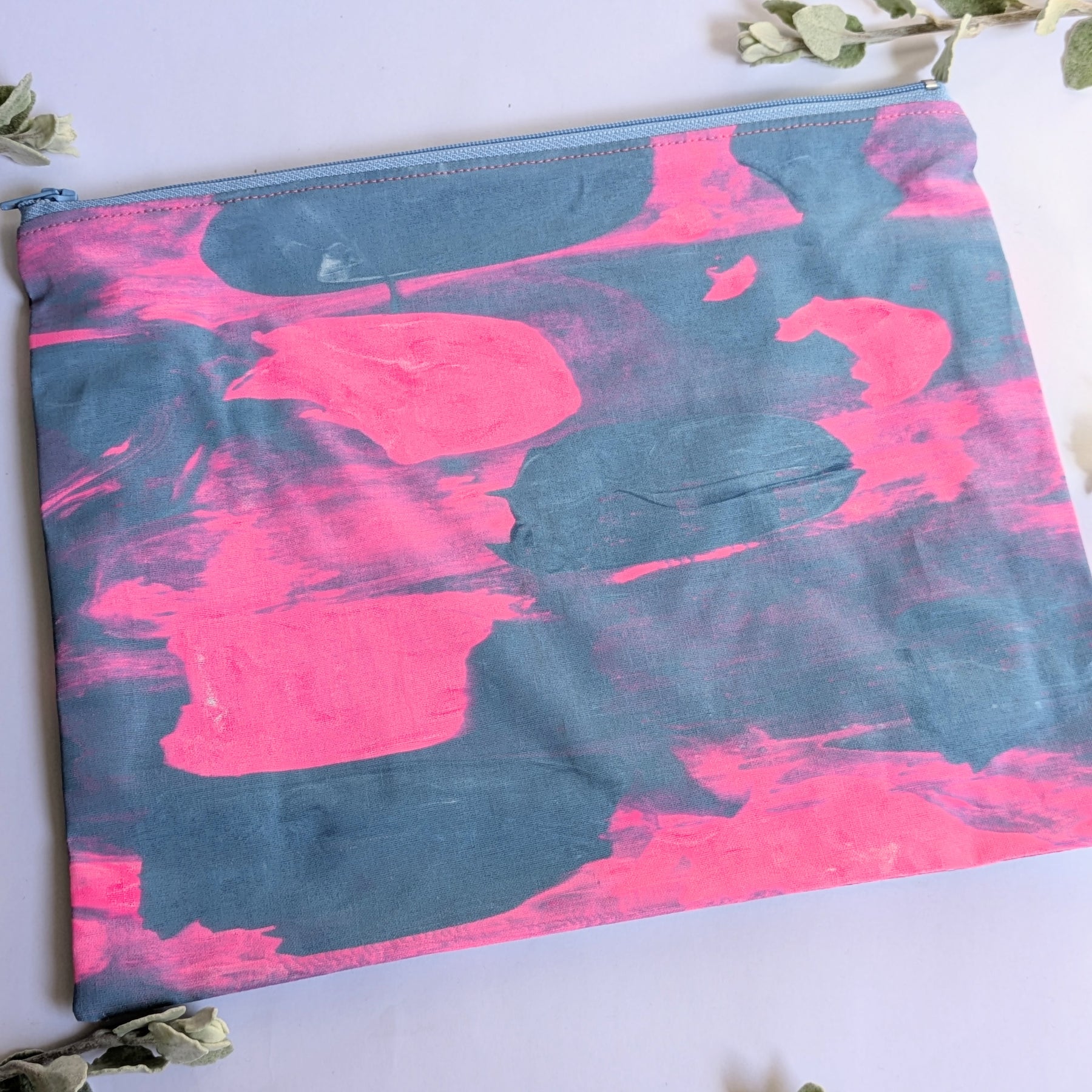 Hand Printed Fabric Pouches