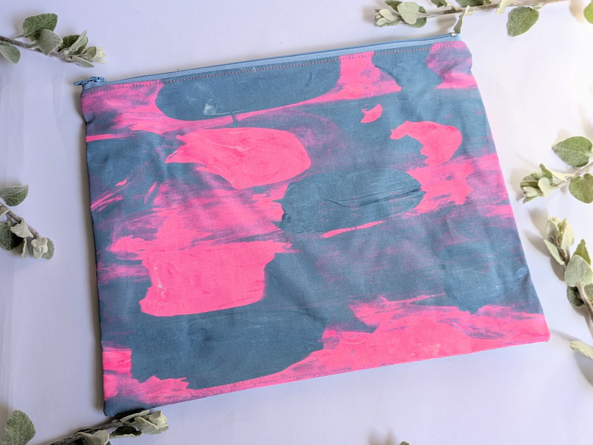 Hand Printed Fabric Pouches