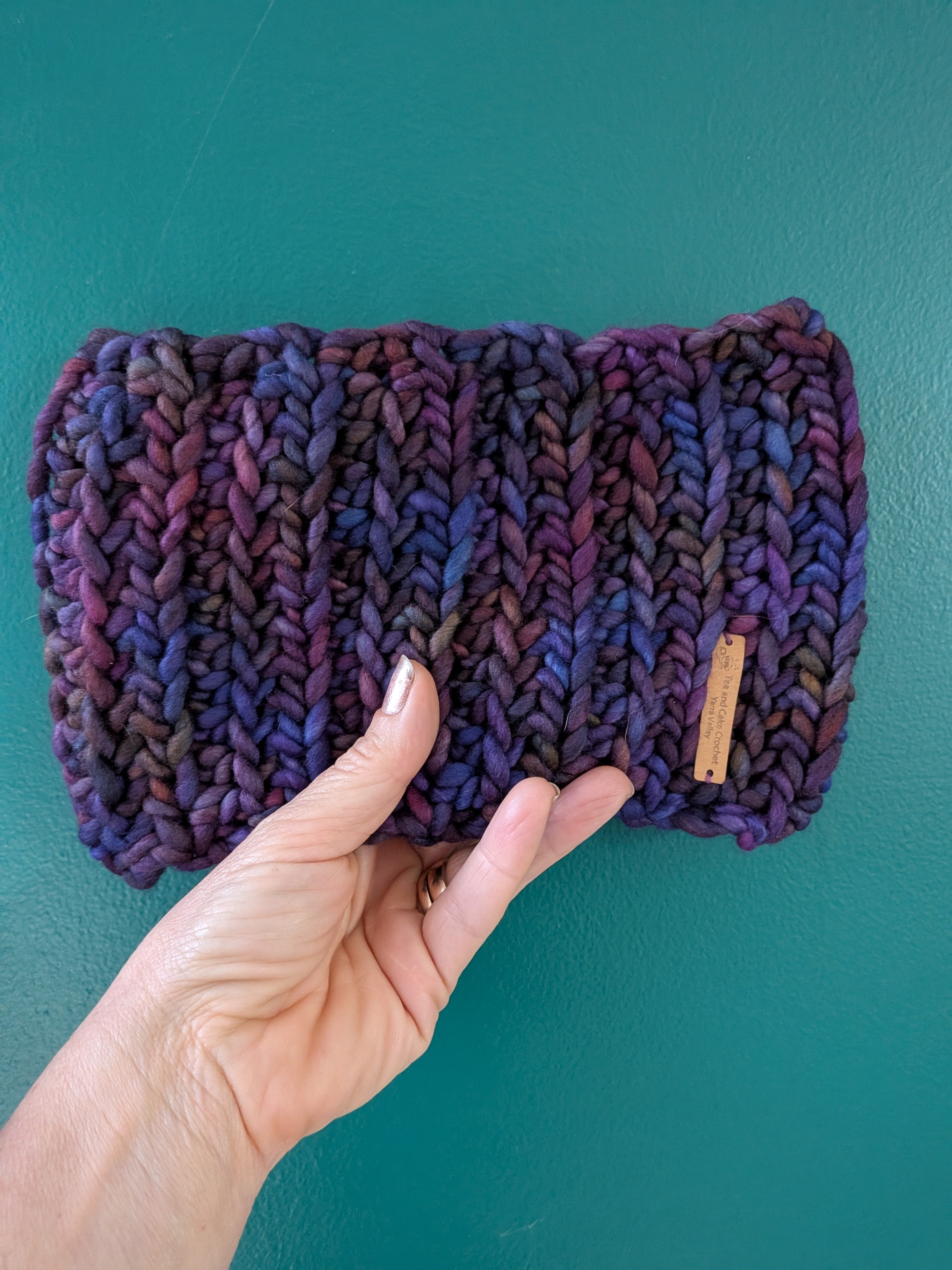 Cozy Headband Ear Warmer Purple