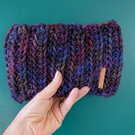 Cozy Headband Ear Warmer Purple