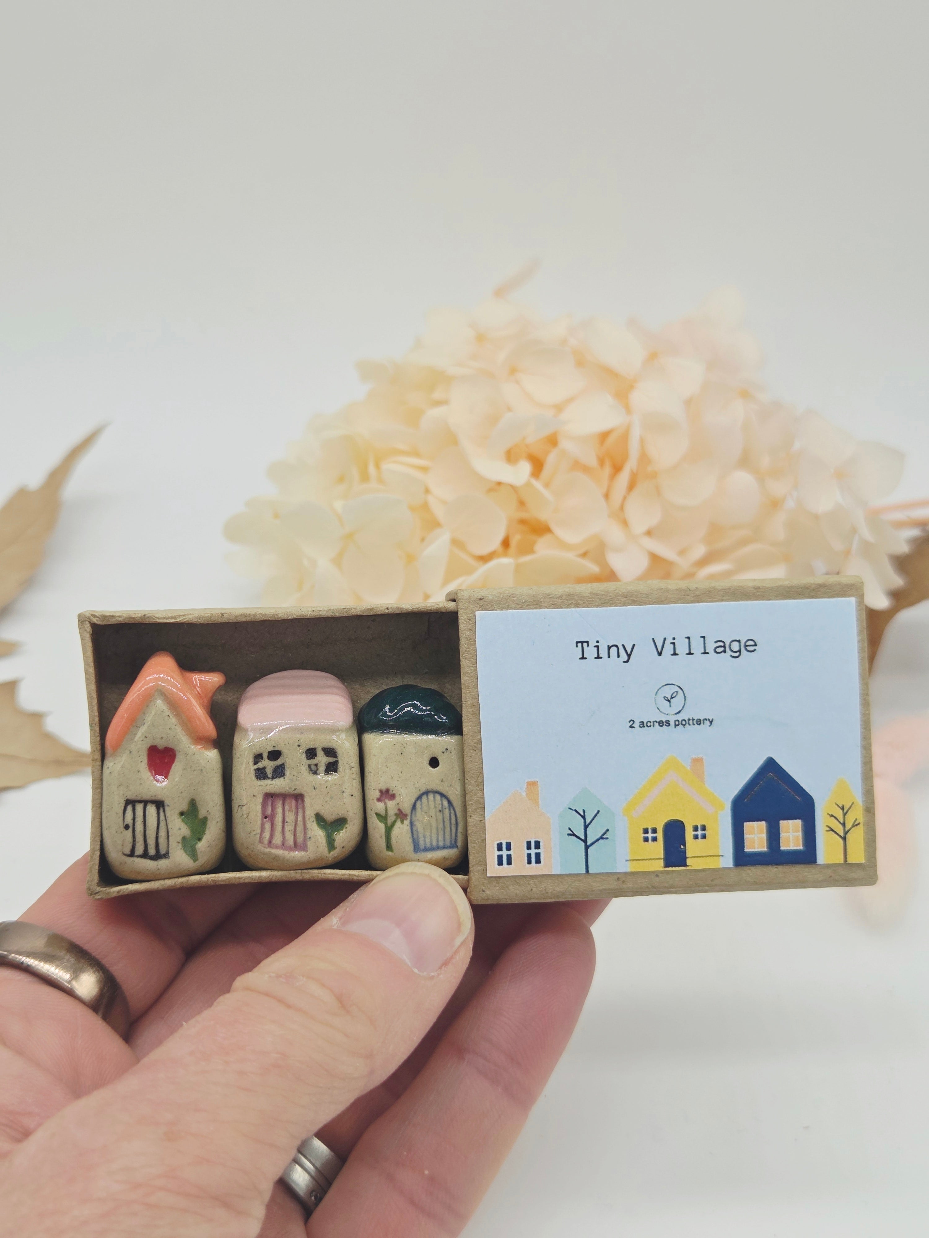 Tiny Ceramic Village - Maple Crescent