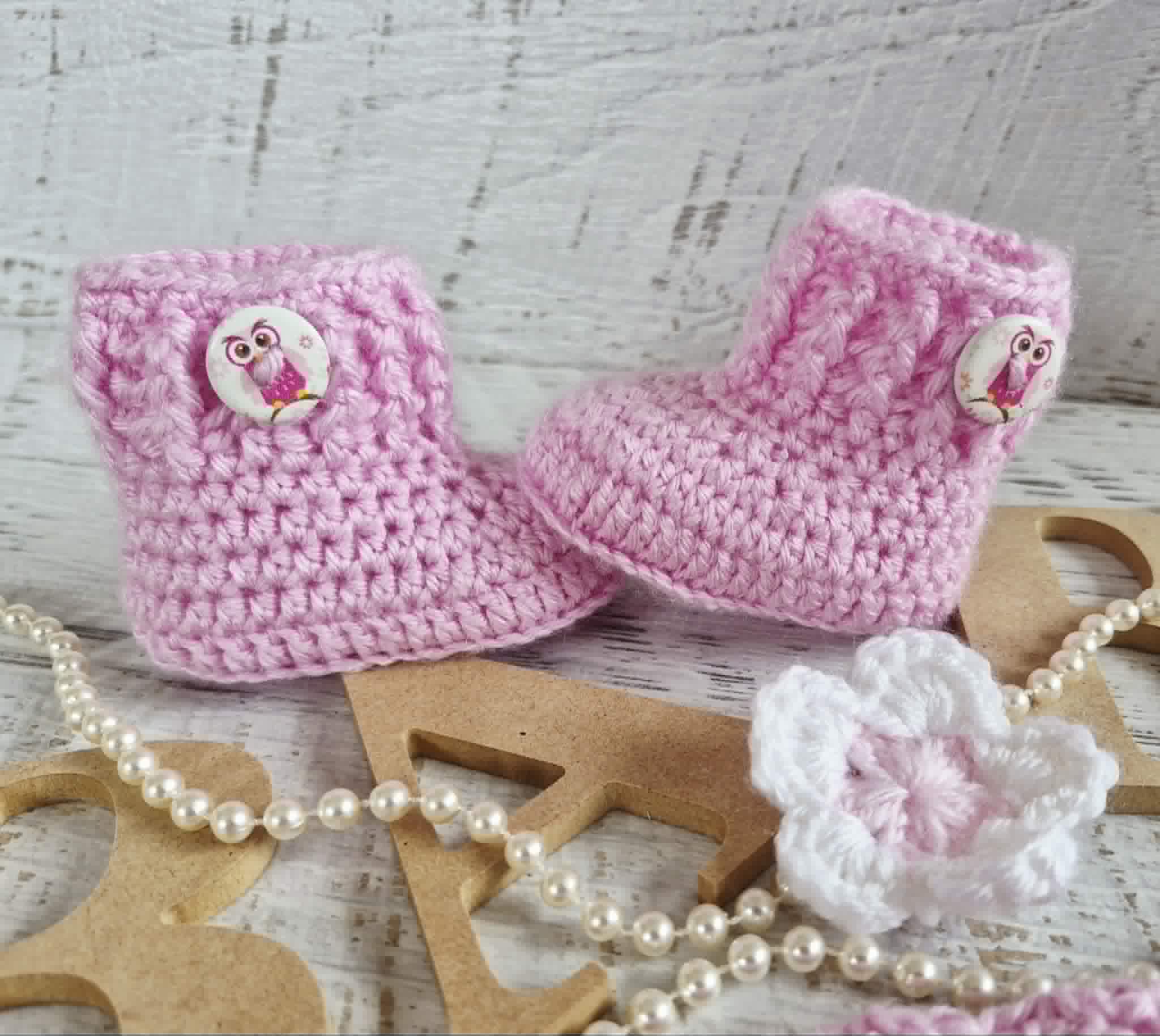 Baby Cardigan | Newborn | Pink | Handmade | Crocheted Jacket