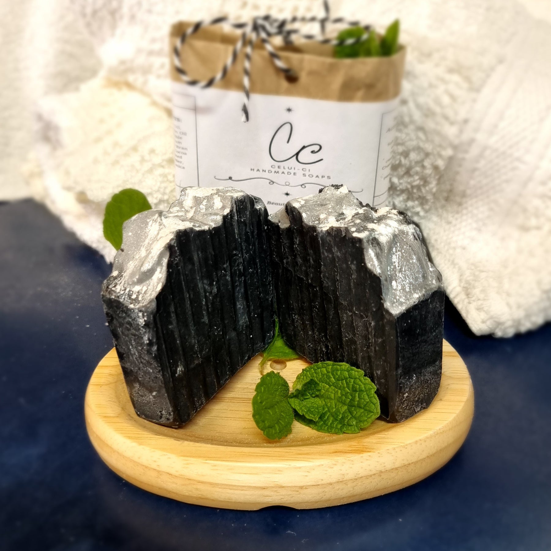 Handmade Scented Soap with Activated Charcoal