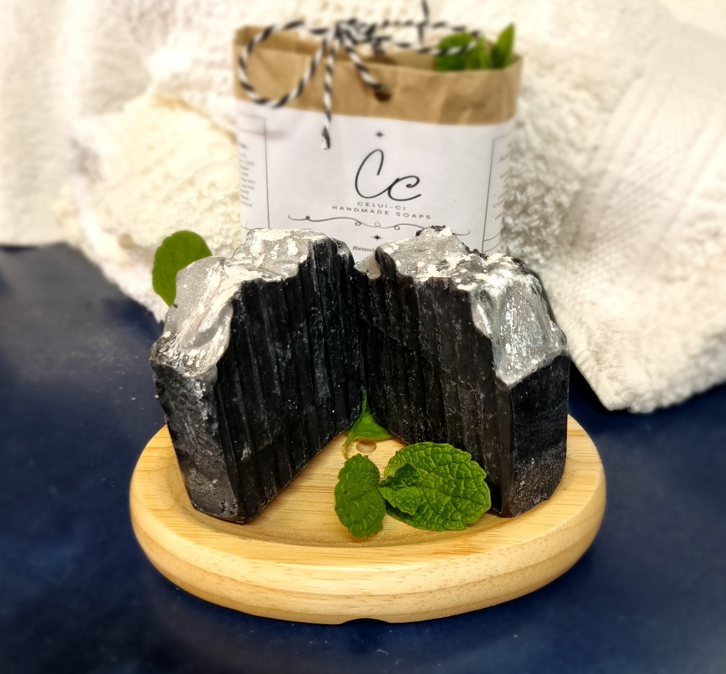 Handmade Scented Soap with Activated Charcoal