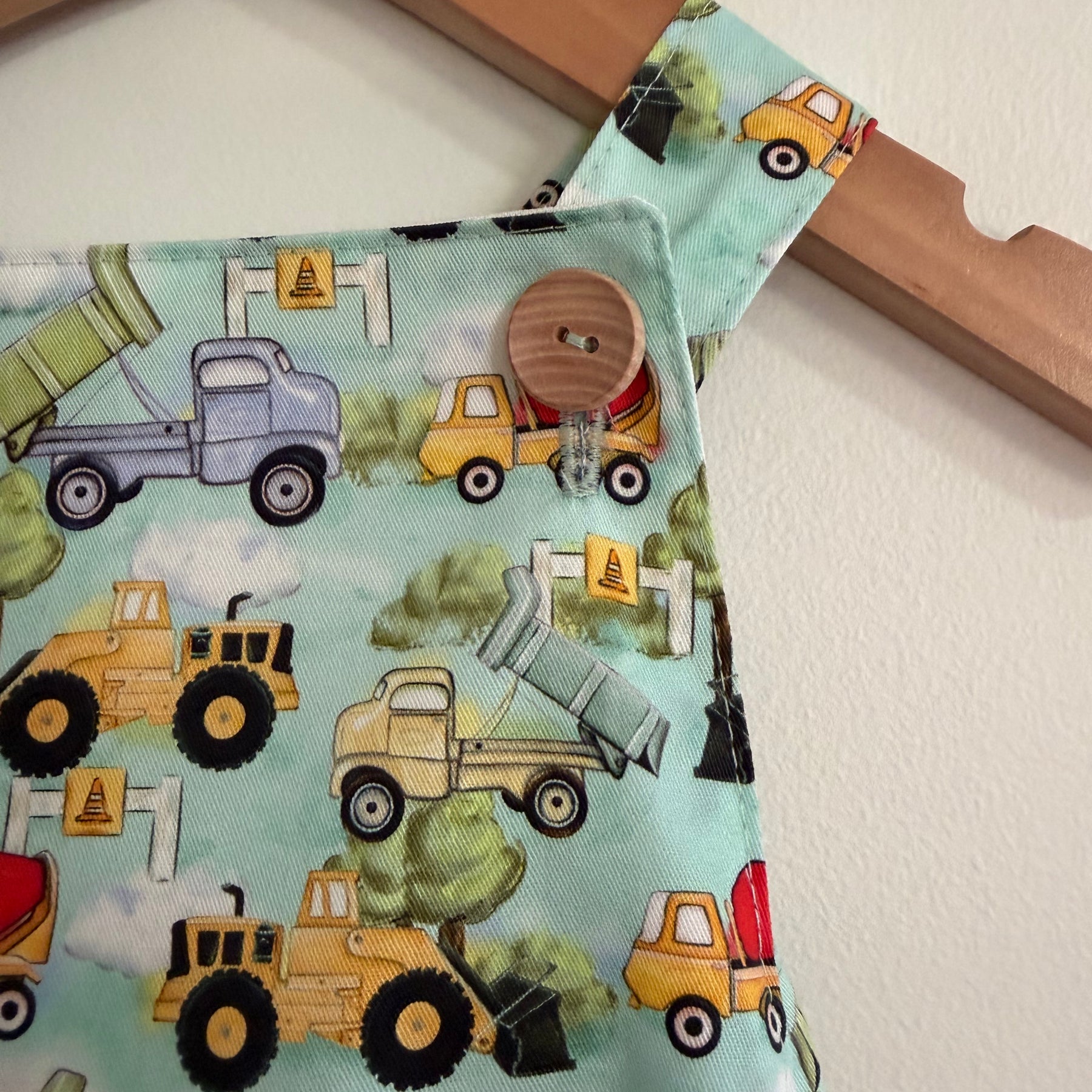 Baby Romper with Trucks