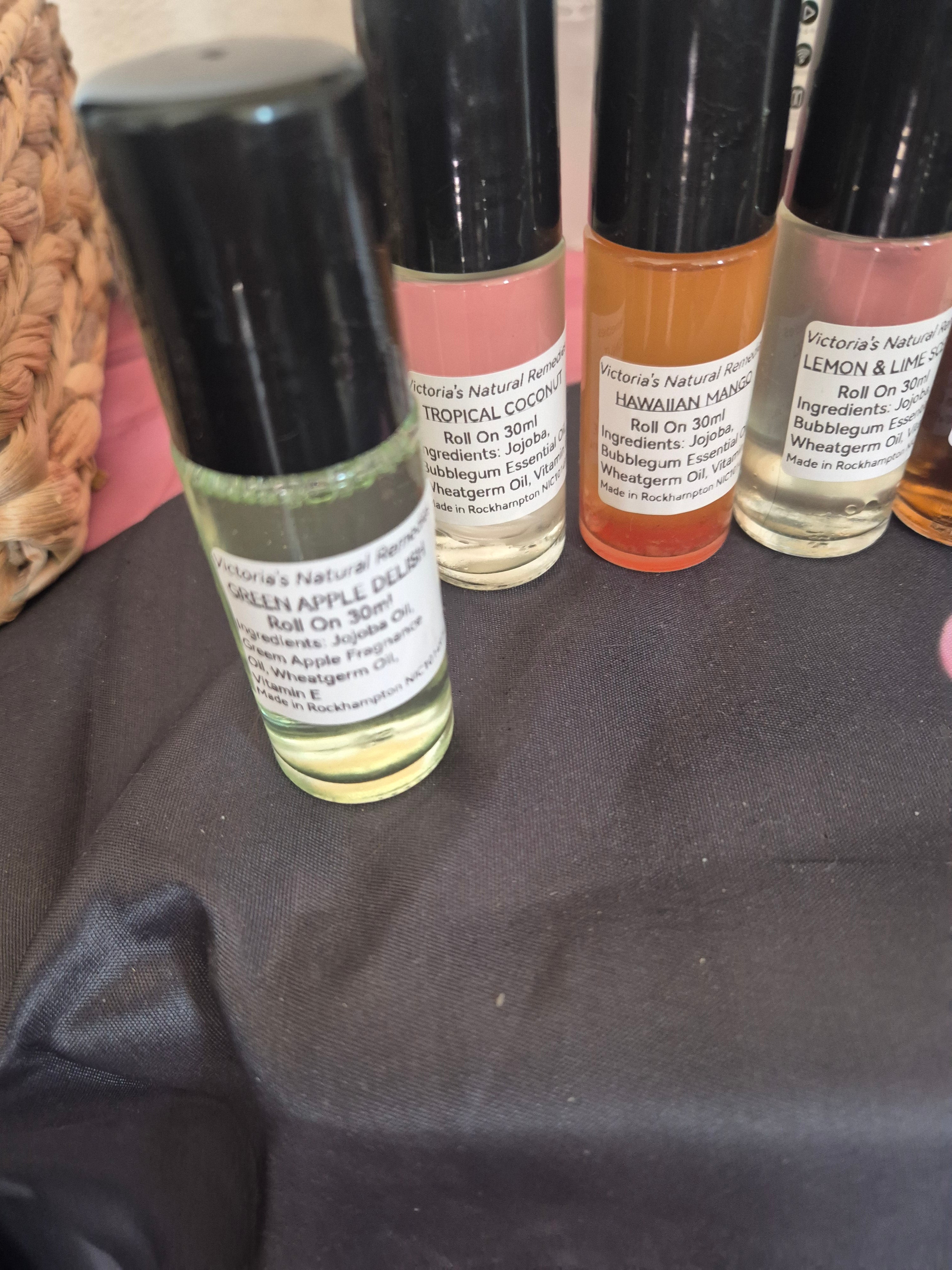 **🌸 Victoria's Natural Remedies – 30ml Perfume Roll-Ons 🌸**