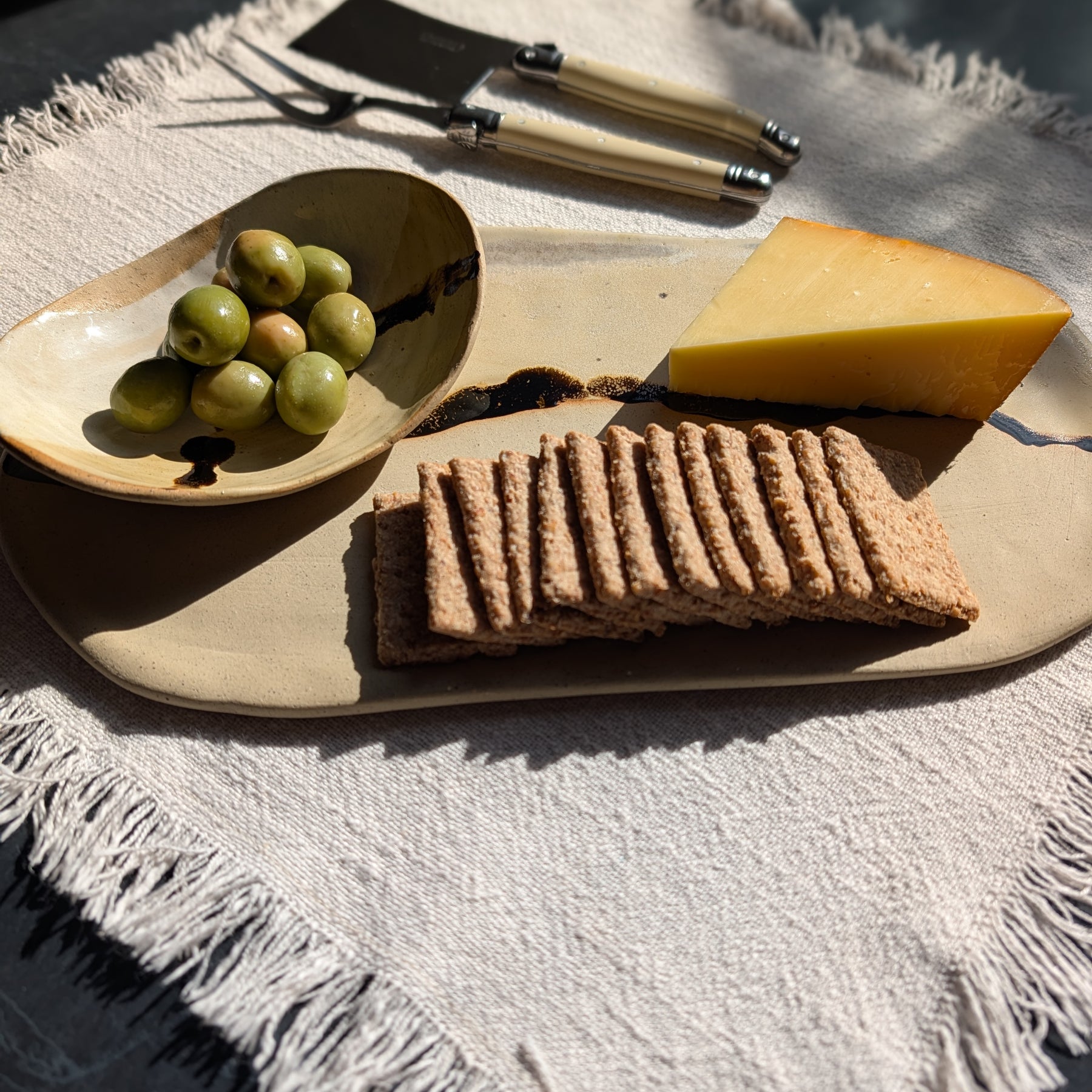 Ceramic Share Platter | farmhouse rustic • gather • savour