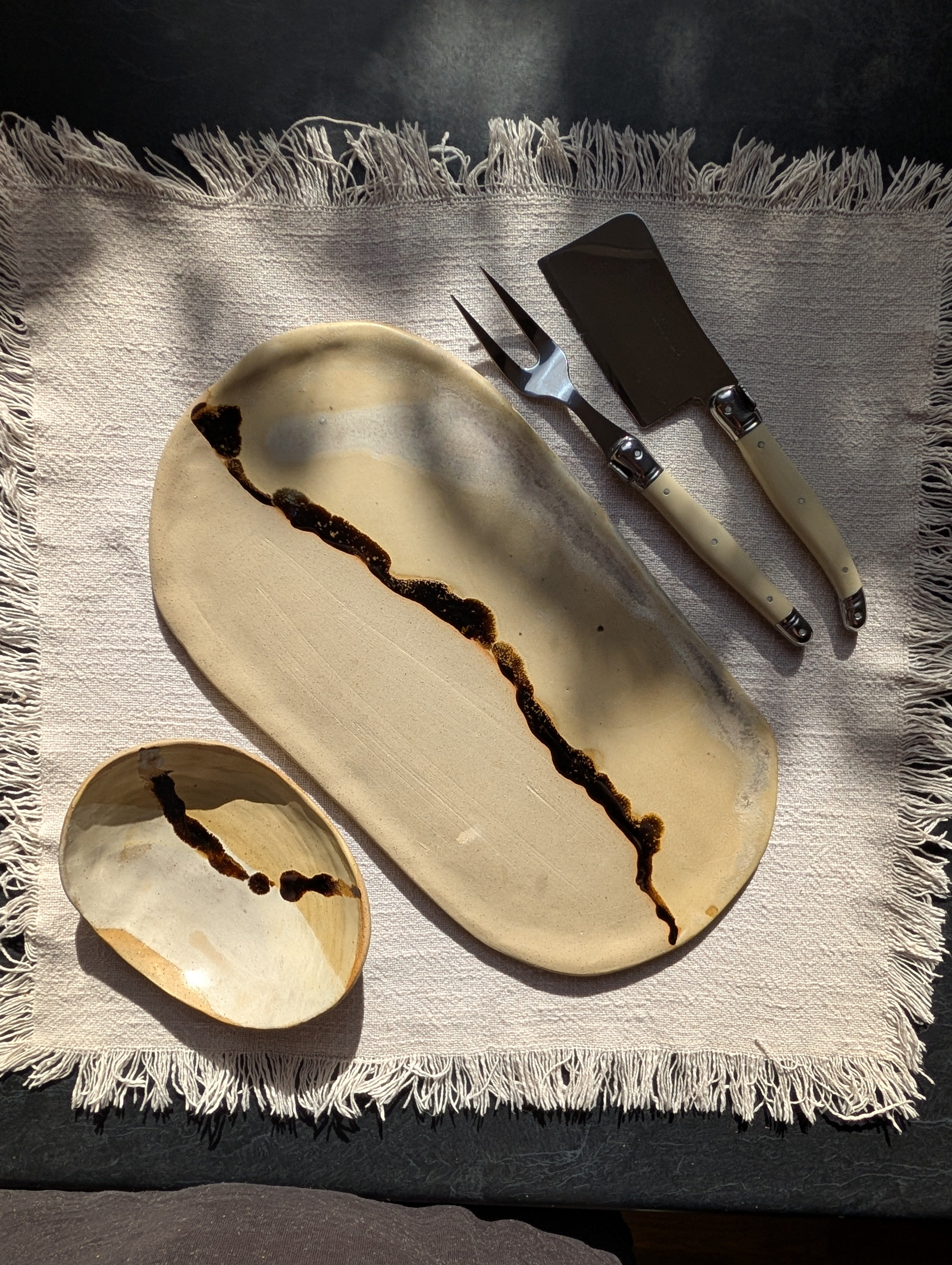 Ceramic Share Platter | farmhouse rustic • gather • savour