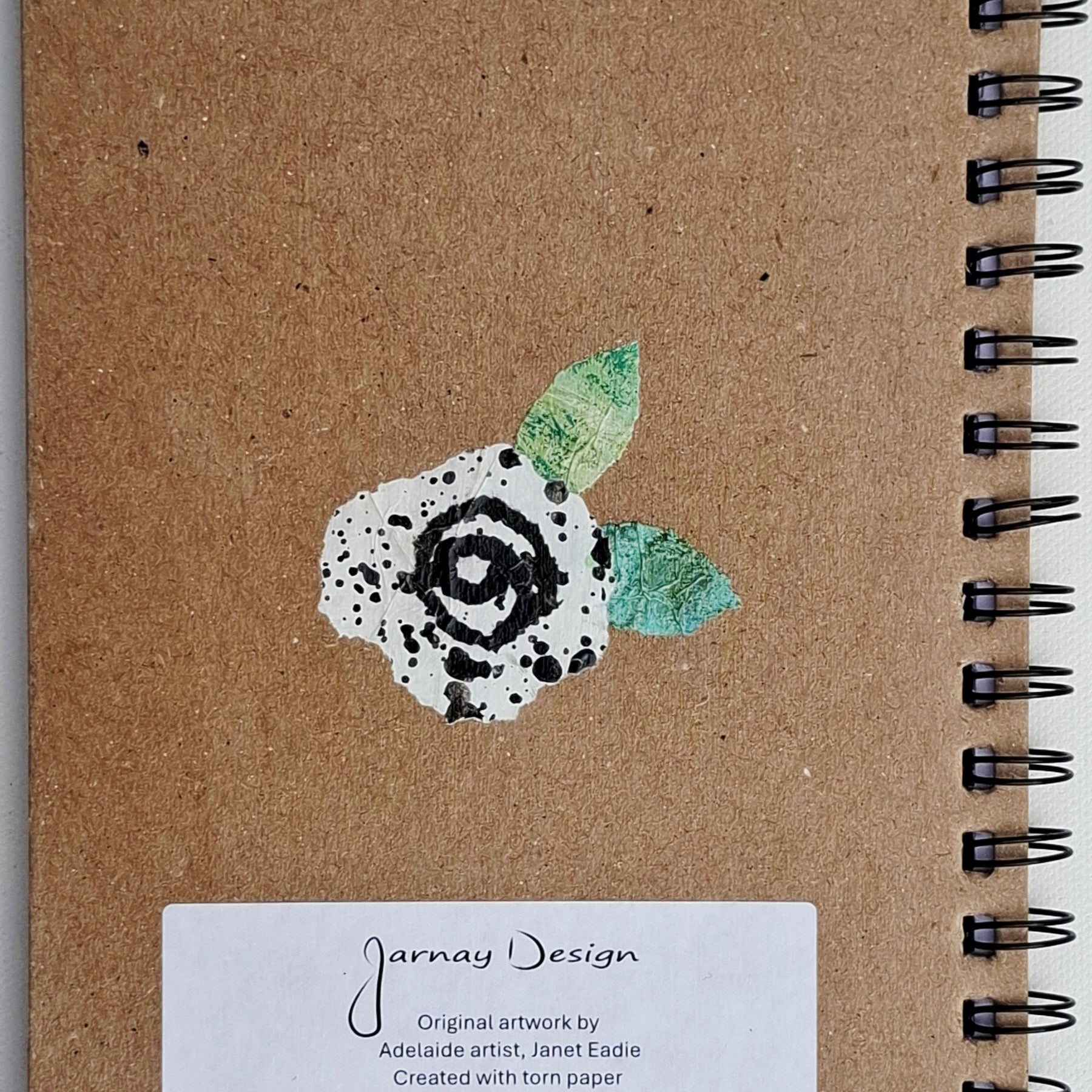 Hand Decorated A5 Notebook - Design 3