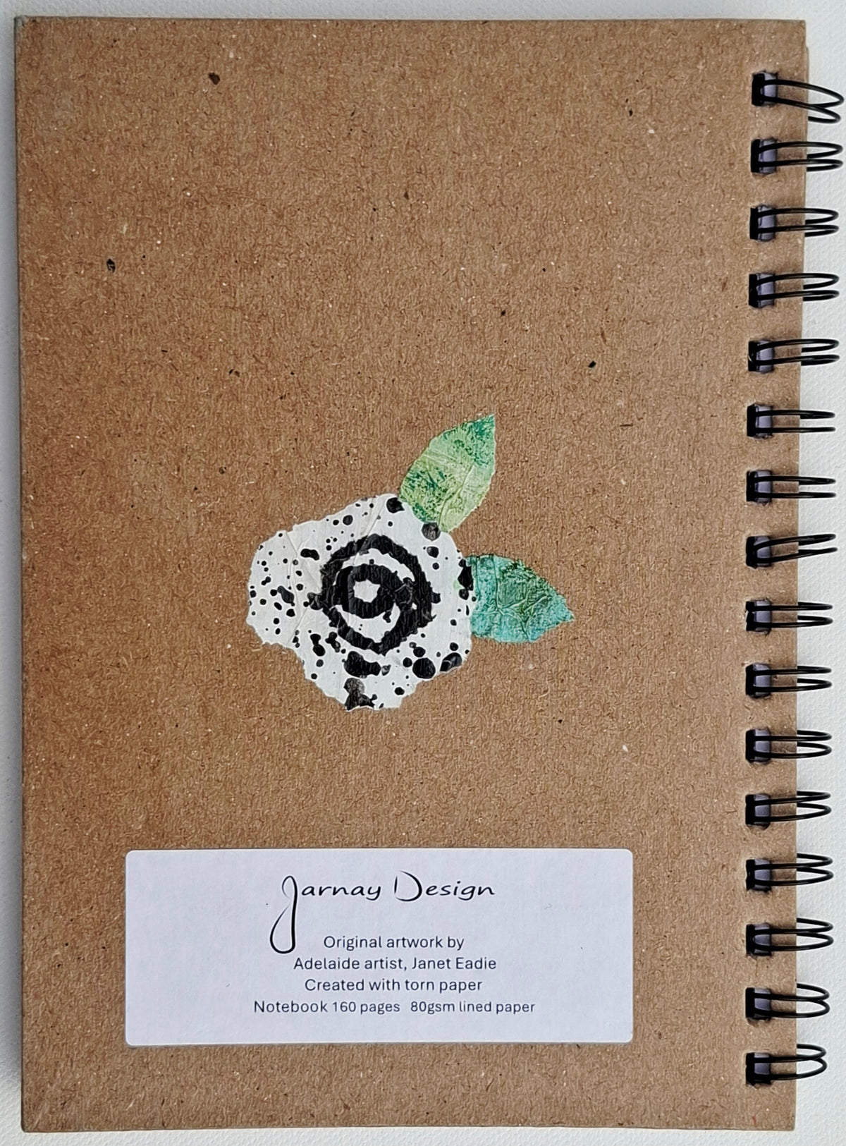 Hand Decorated A5 Notebook - Design 3