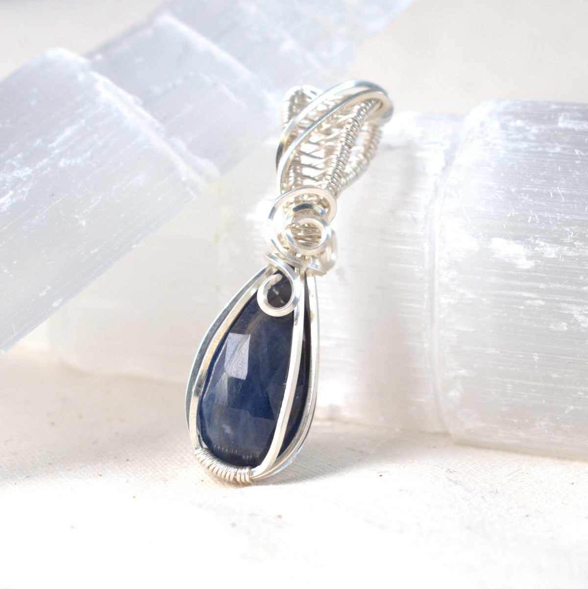 Into the Night - Sapphire Keepsake Pendant, September Birthstone