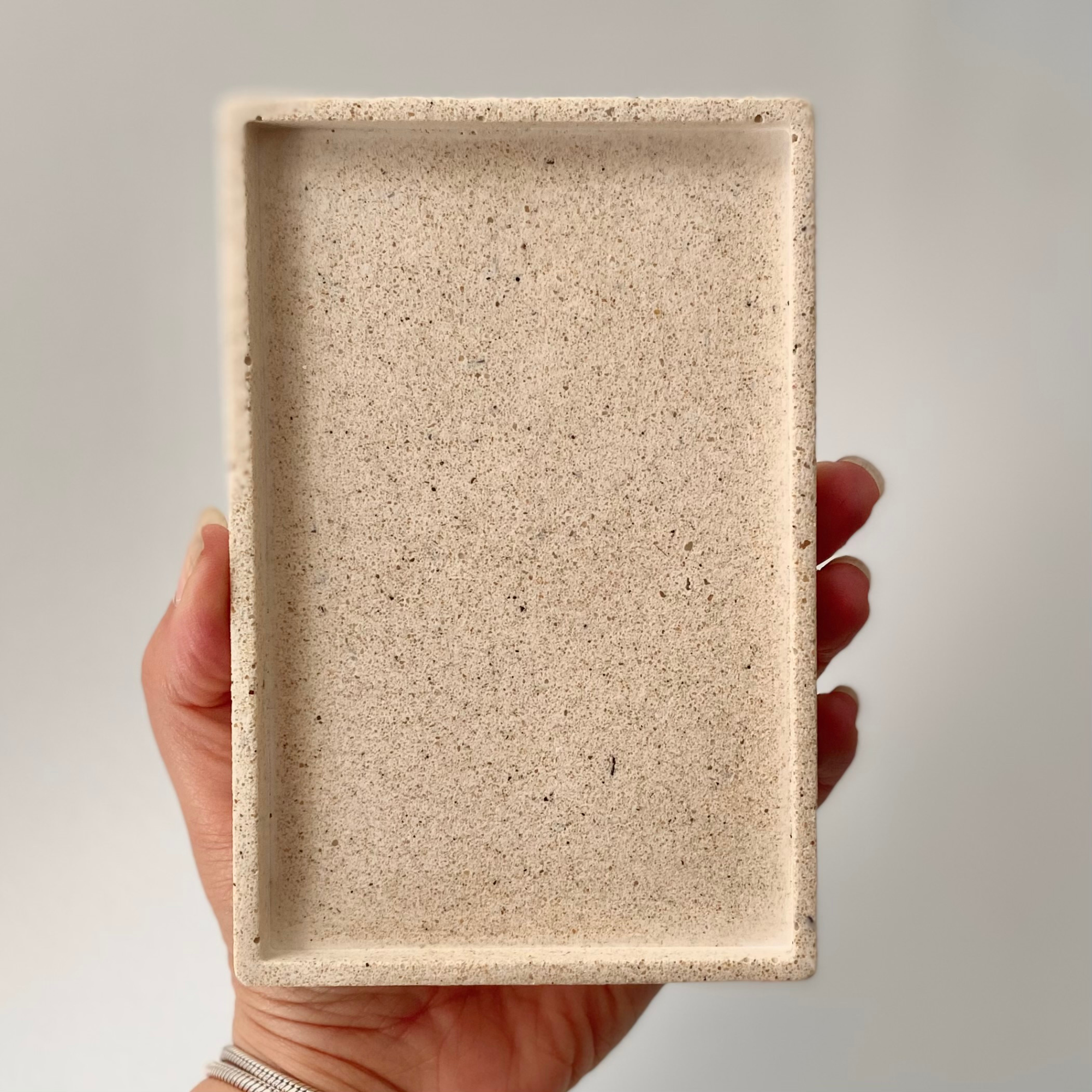Small Rectangle tray | Textured decor collection