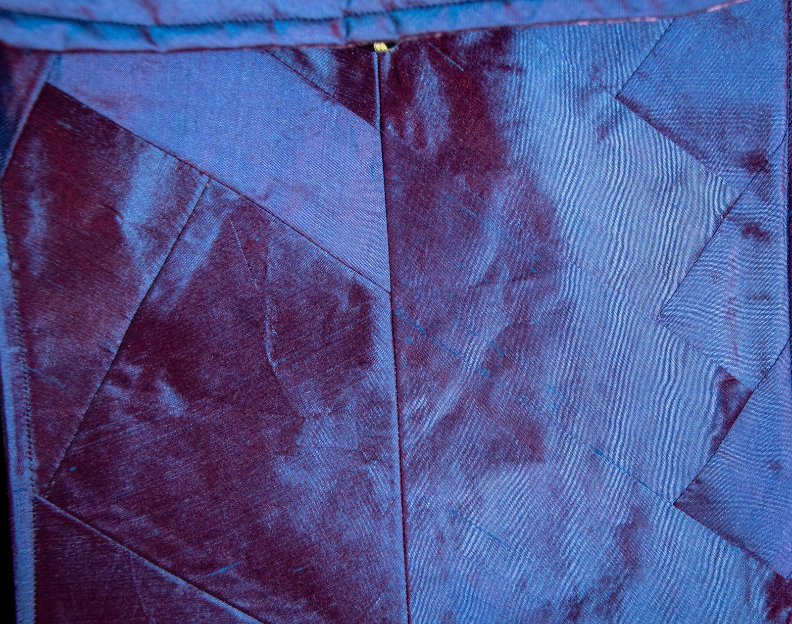 Purple silk Pouch for Tablet