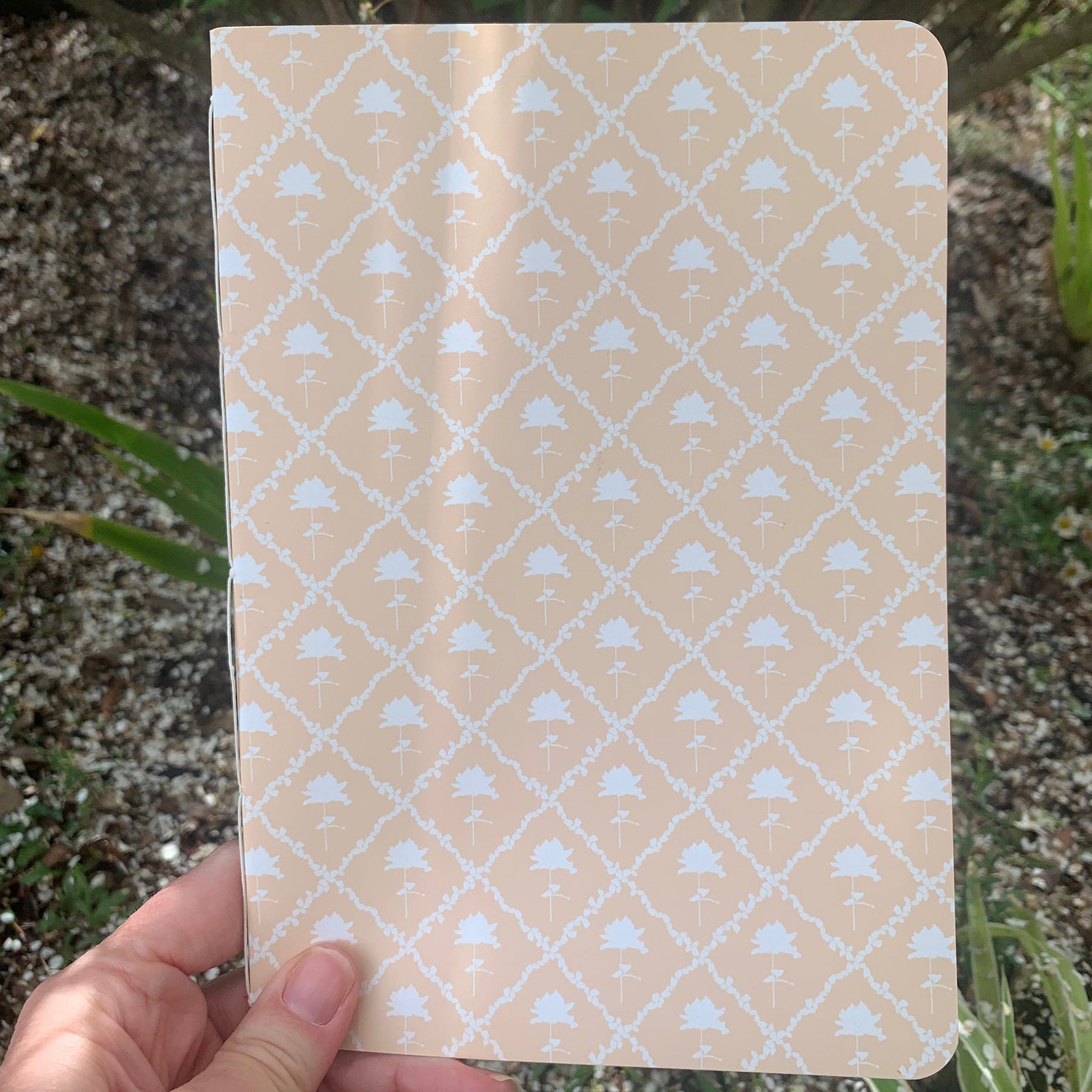 Hand-stitched A5 softcover notebooks original designed cover LR