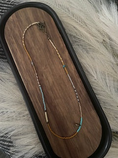 Random Seed Bead Necklace