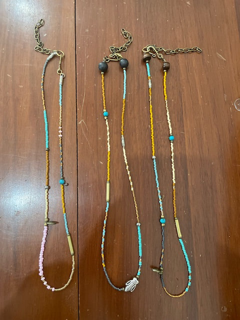 Random Seed Bead Necklace