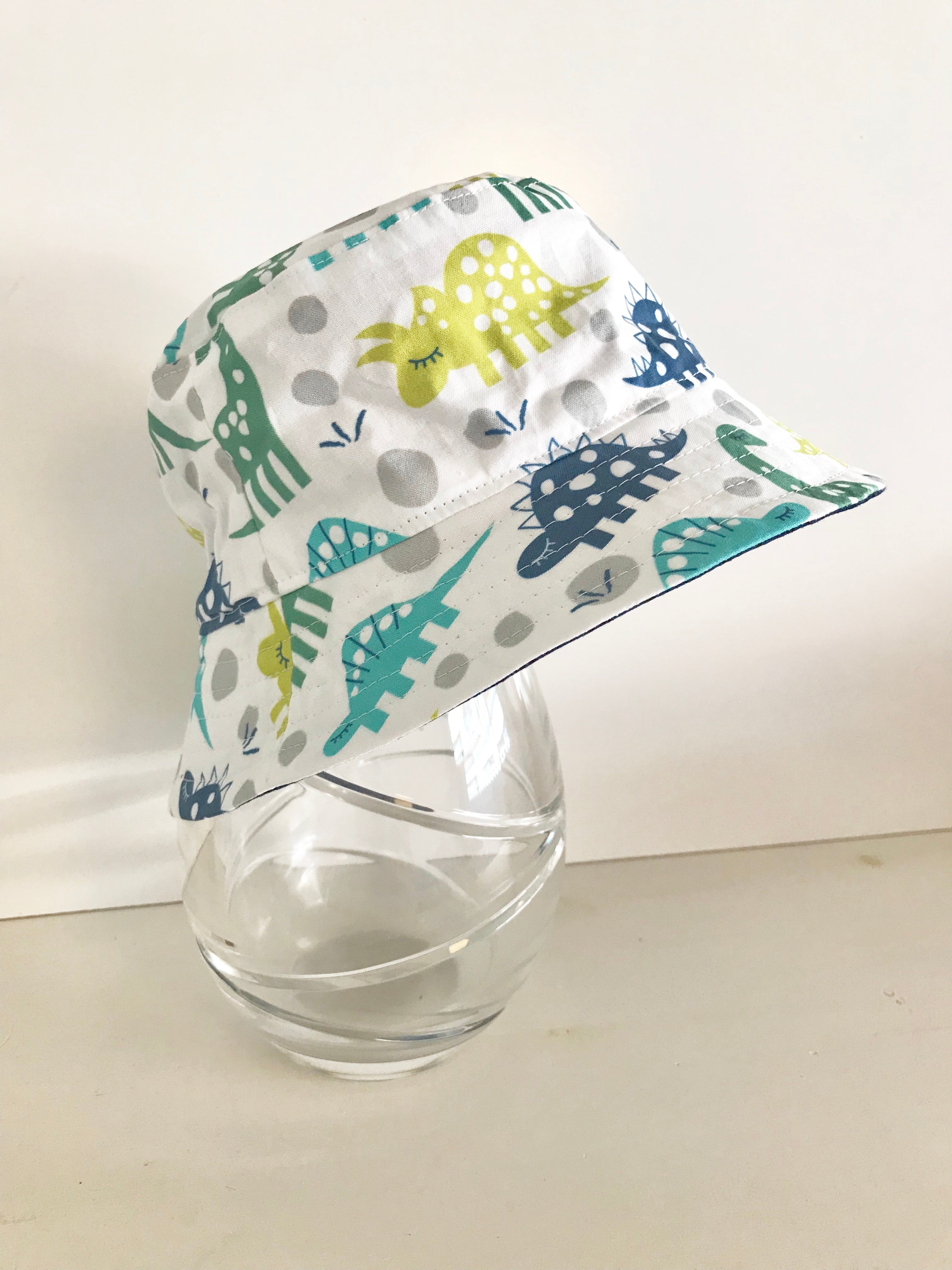 Ready to post- Small size regular brim hats with chin strap- reduced price