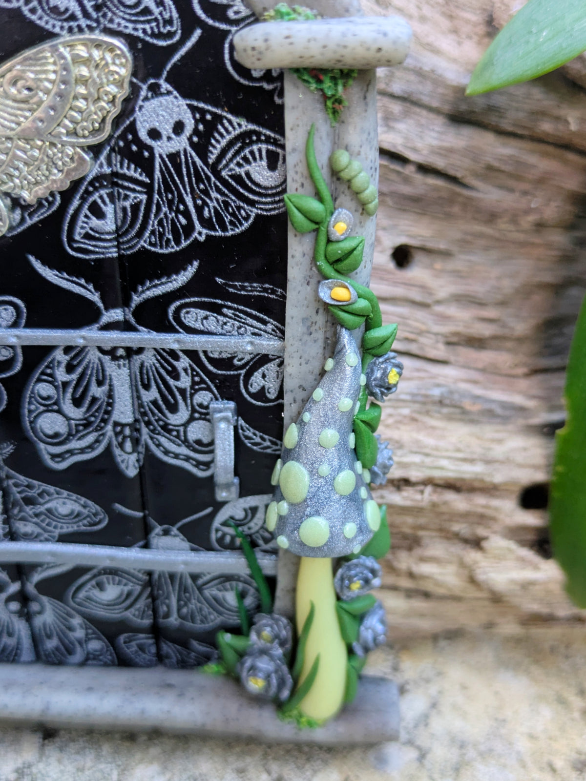 Death Head Moth Fairy Door