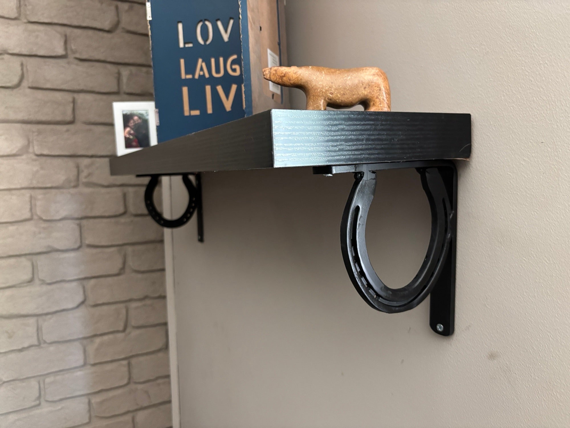 Horseshoe Shelf Wall Bracket
