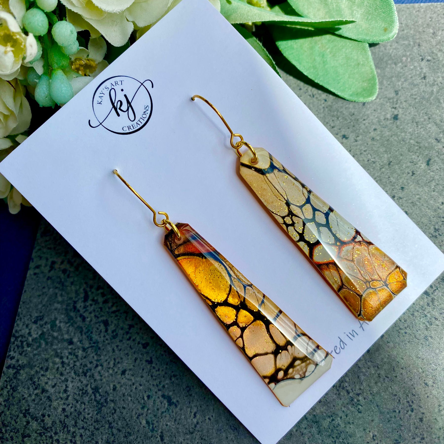 Cafe Latte Collection Hook Earrings