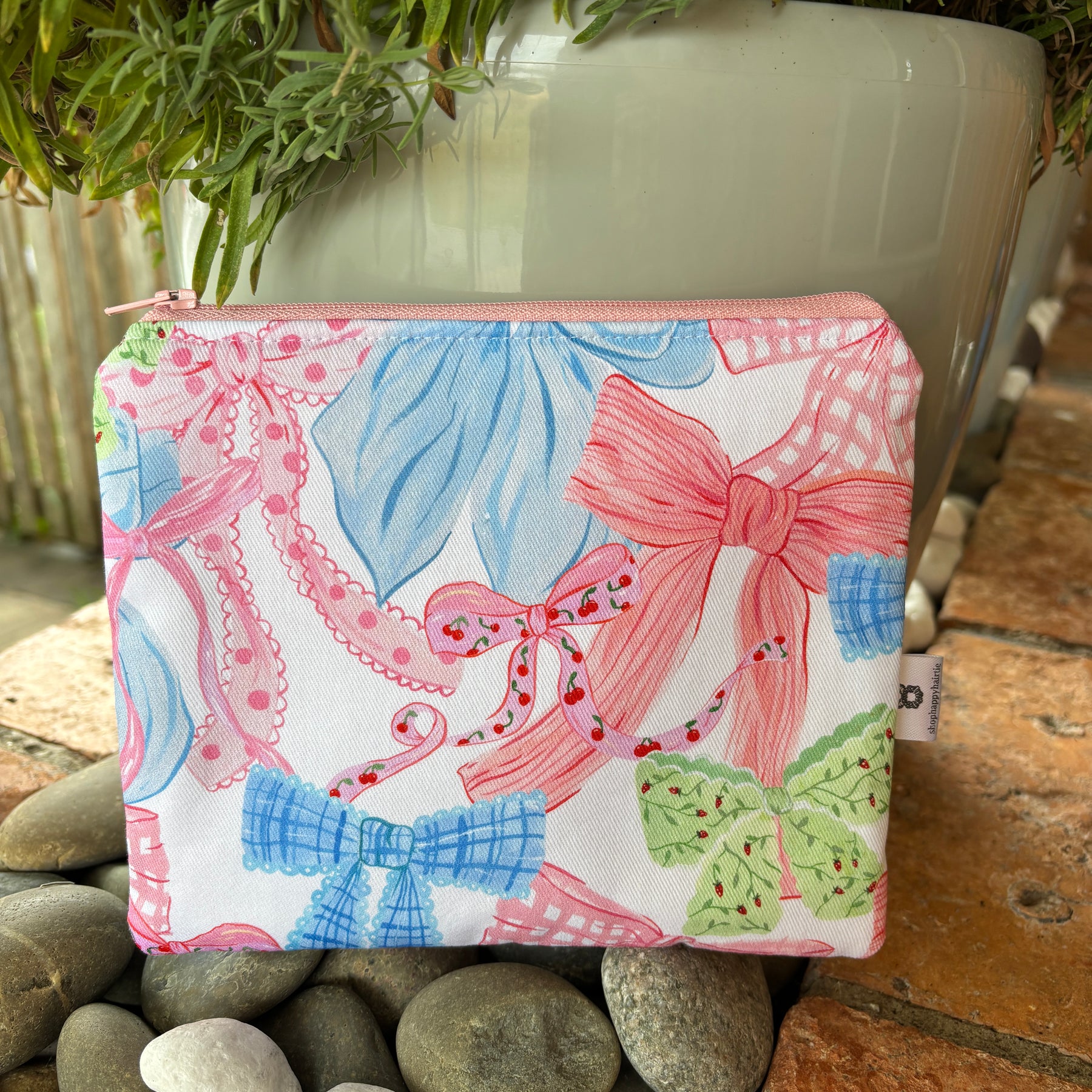 Large Handmade Fabric Zipper Pouch – Limited Stock Makeup & Travel Organiser