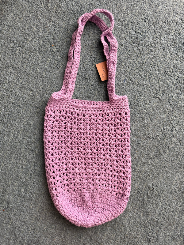 Crochet | Children + Teen Bags | Cotton | Mixed colours