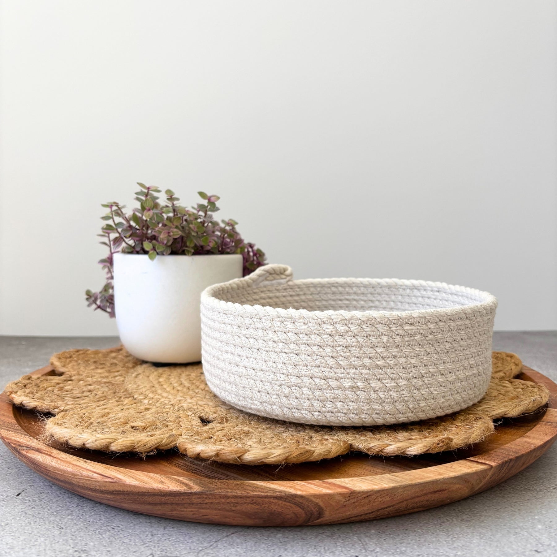 Cotton Rope Basket - Medium