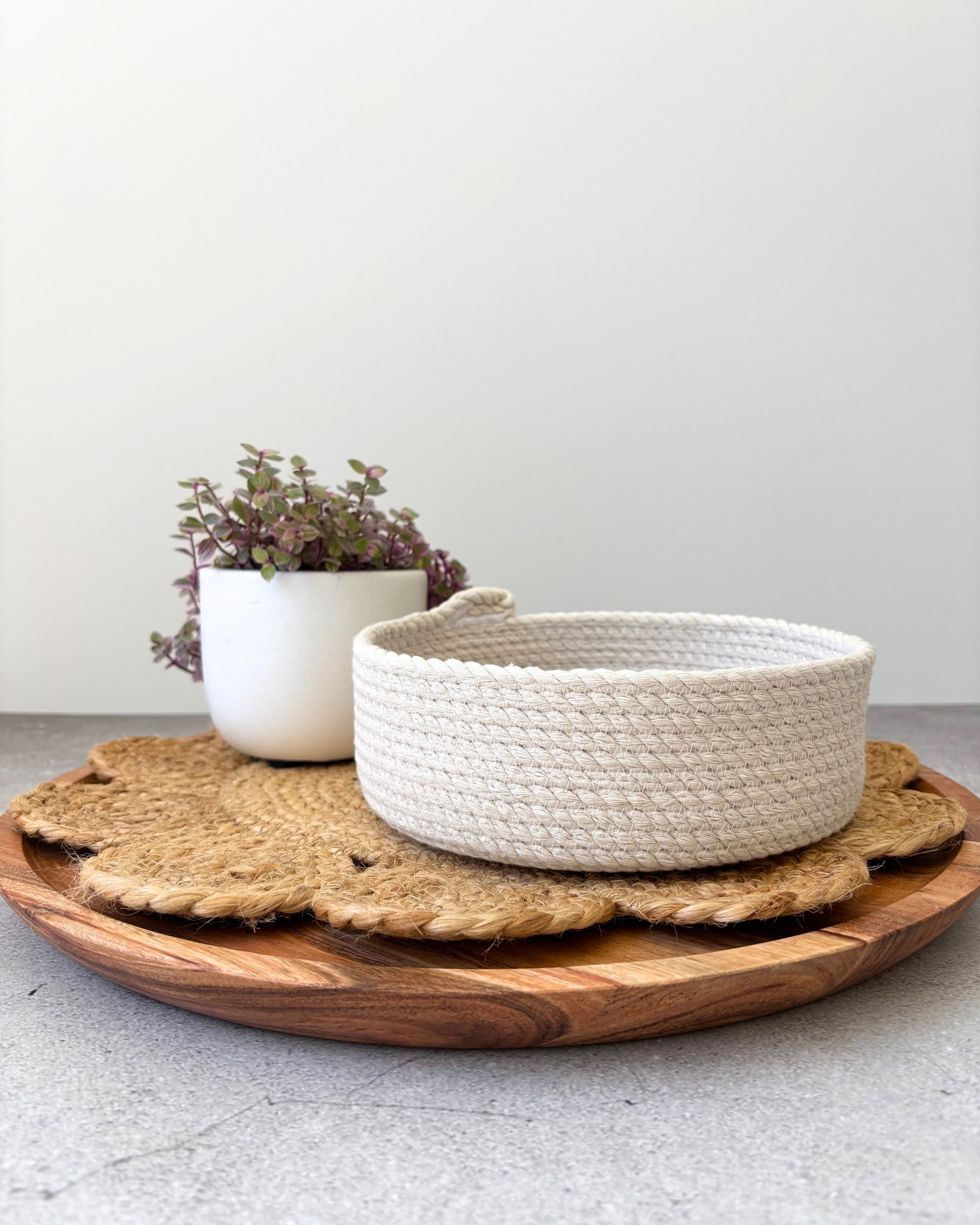 Cotton Rope Basket - Medium