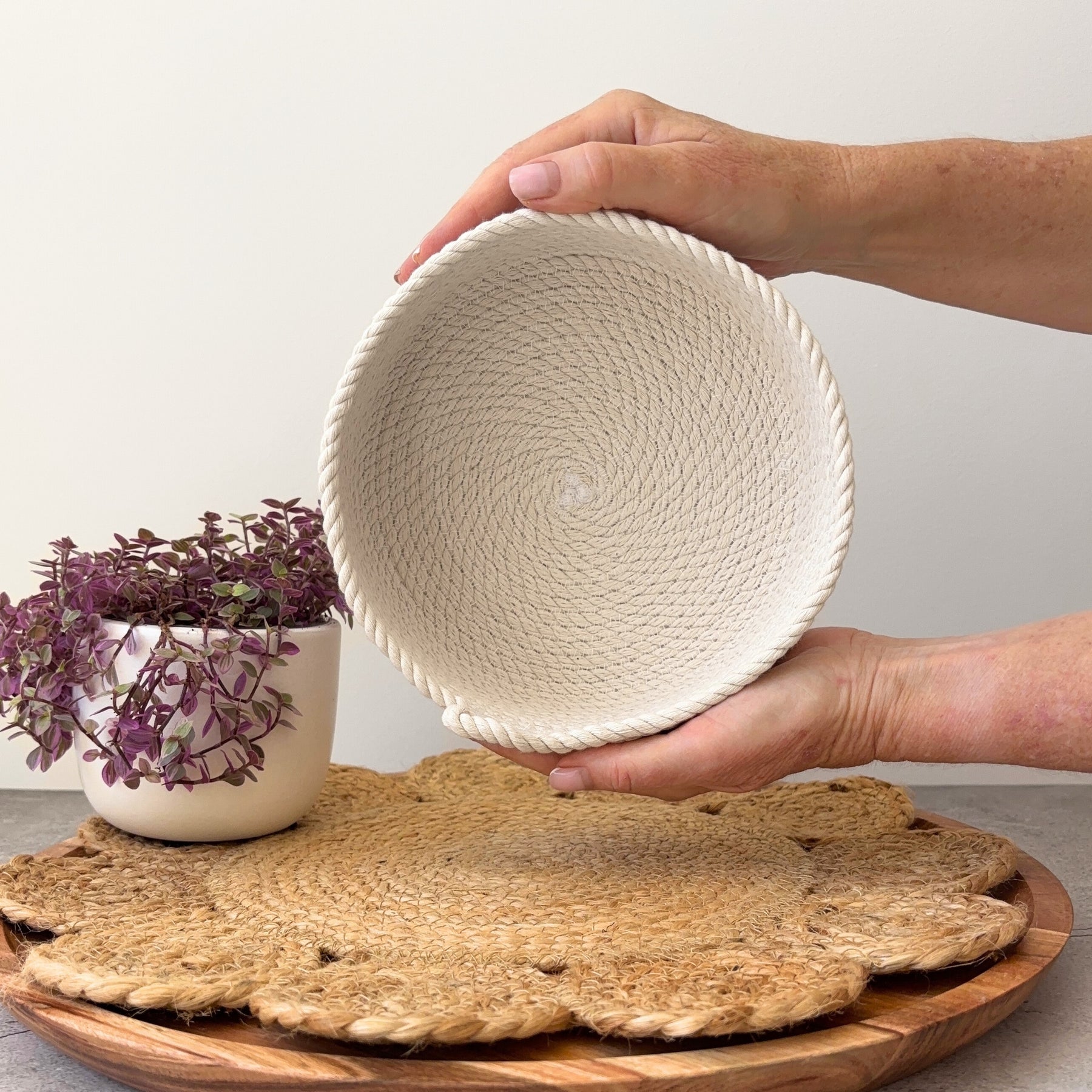 Cotton Rope Basket - Medium