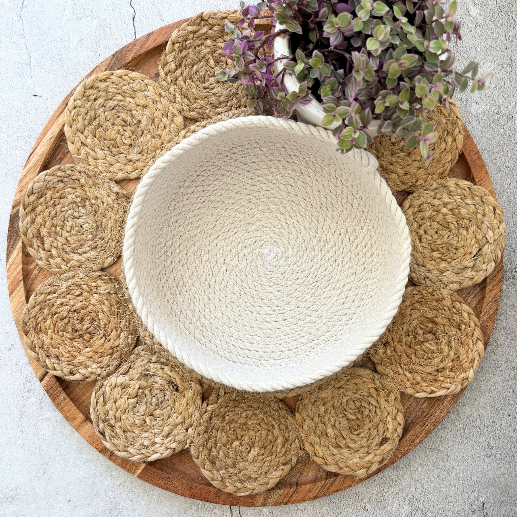 Cotton Rope Basket - Medium