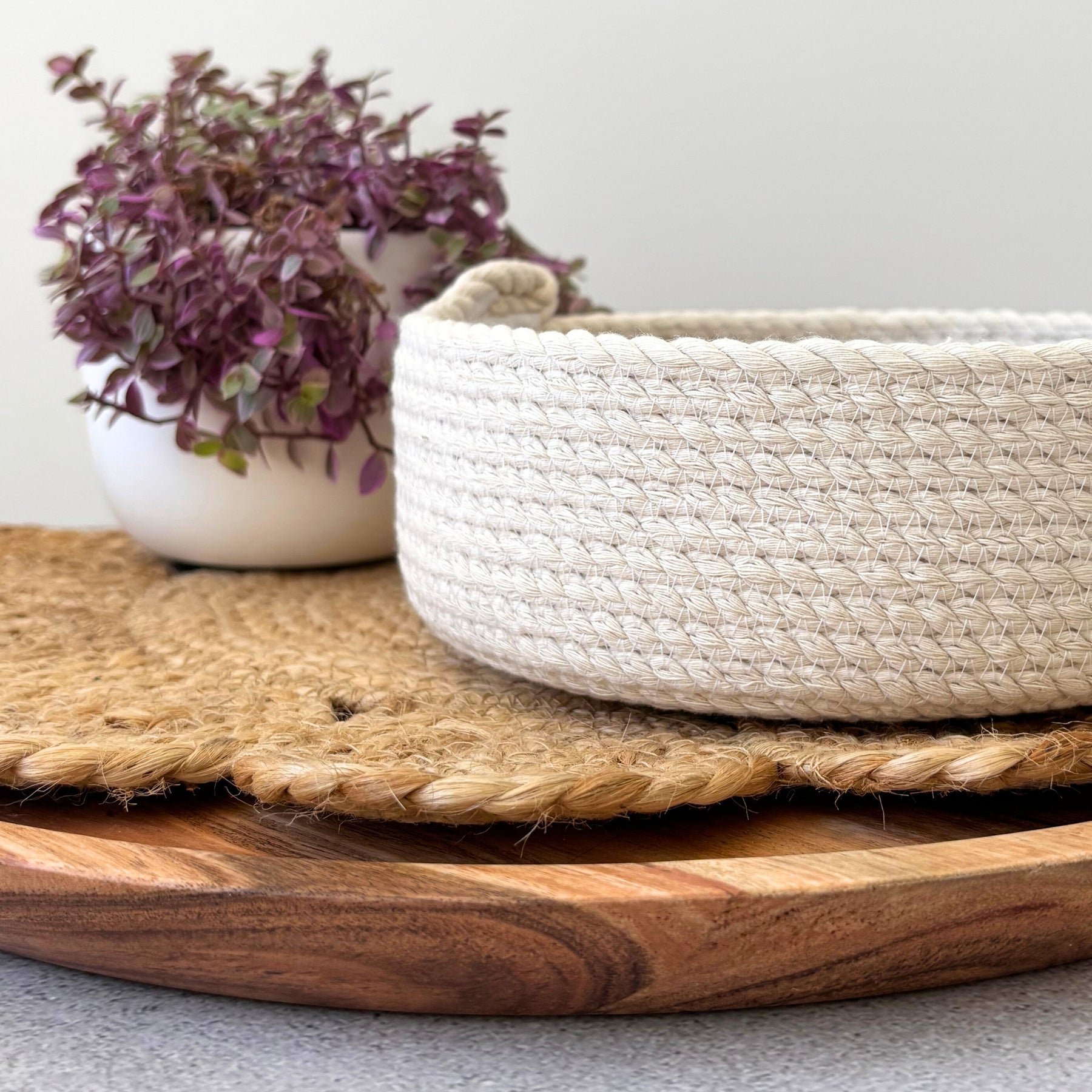 Cotton Rope Basket - Medium