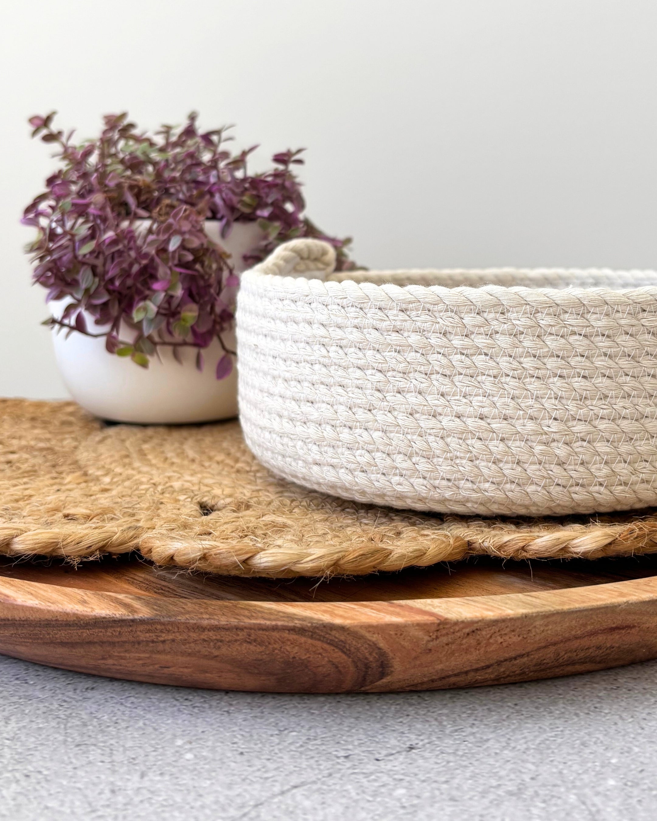 Cotton Rope Basket - Medium