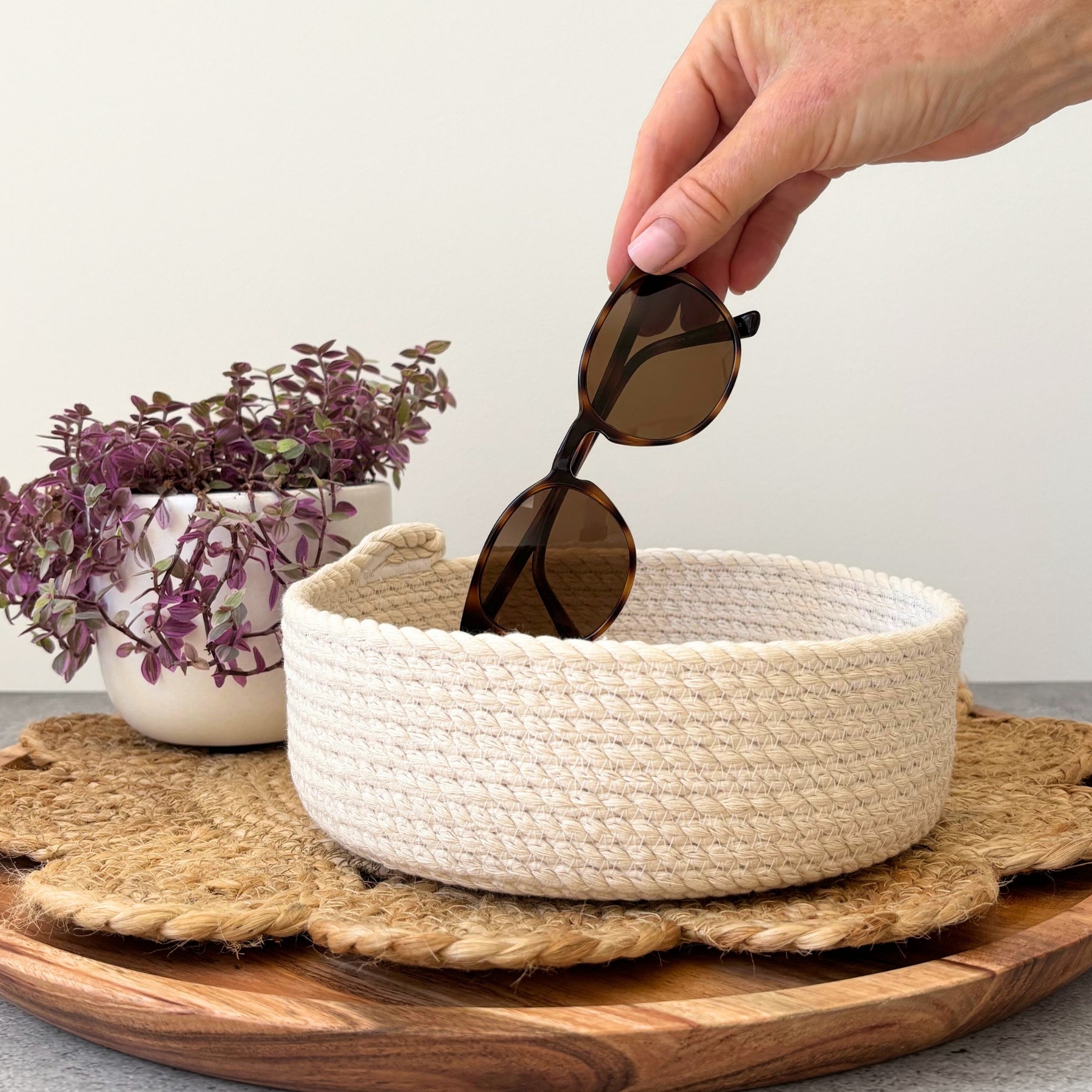 Cotton Rope Basket - Medium