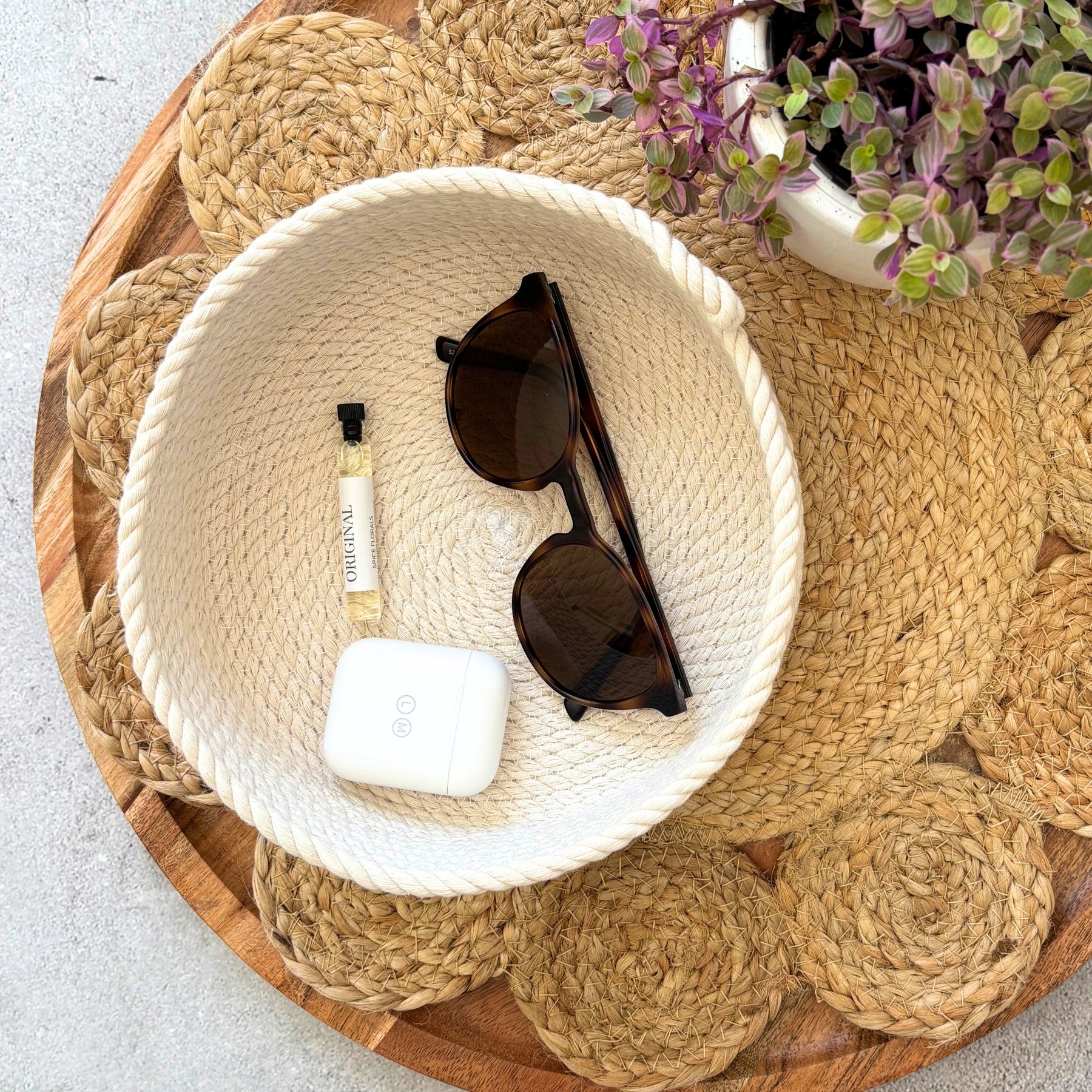 Cotton Rope Basket - Medium