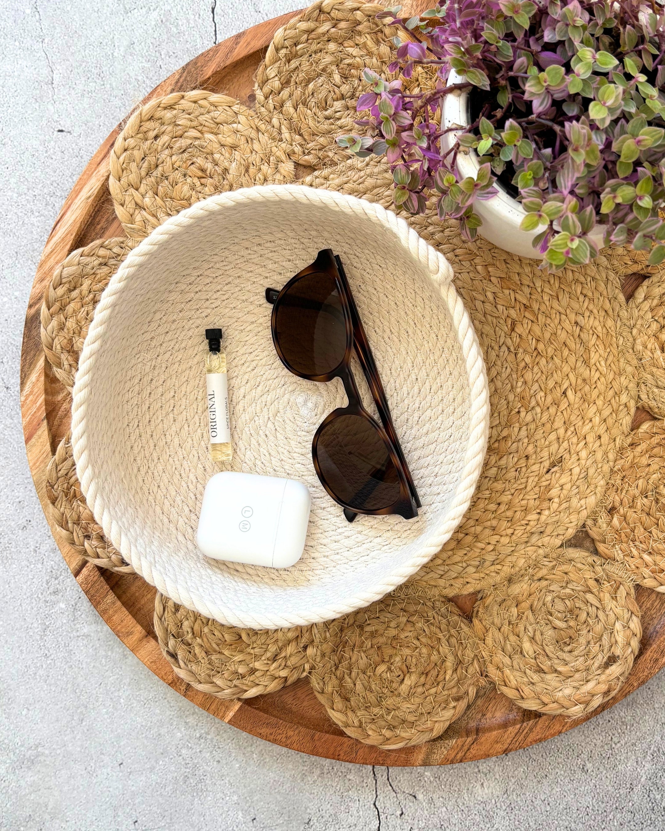 Cotton Rope Basket - Medium