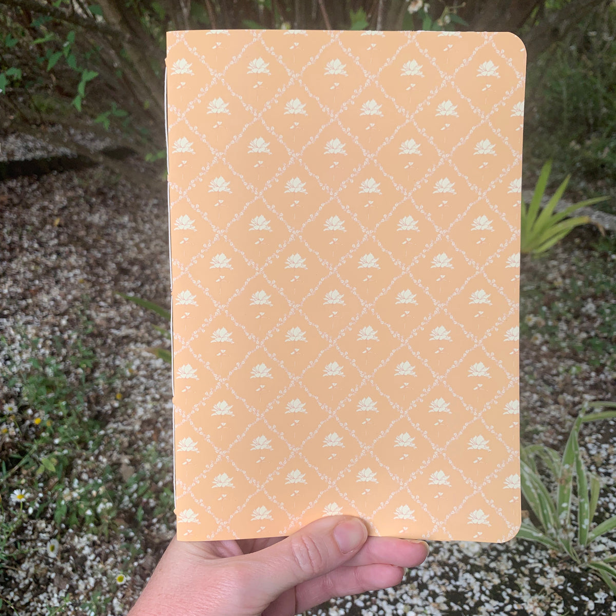Hand-stitched A5 softcover notebooks original designed cover CR