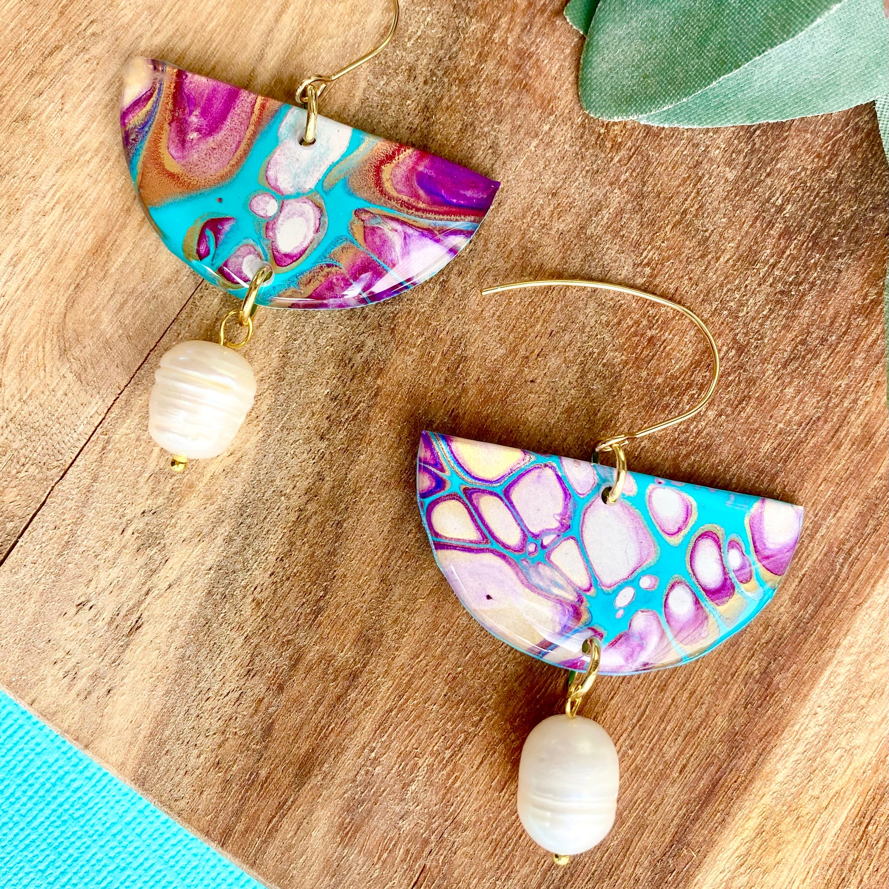 Artisan Unique Colourful Lightweight Earrings