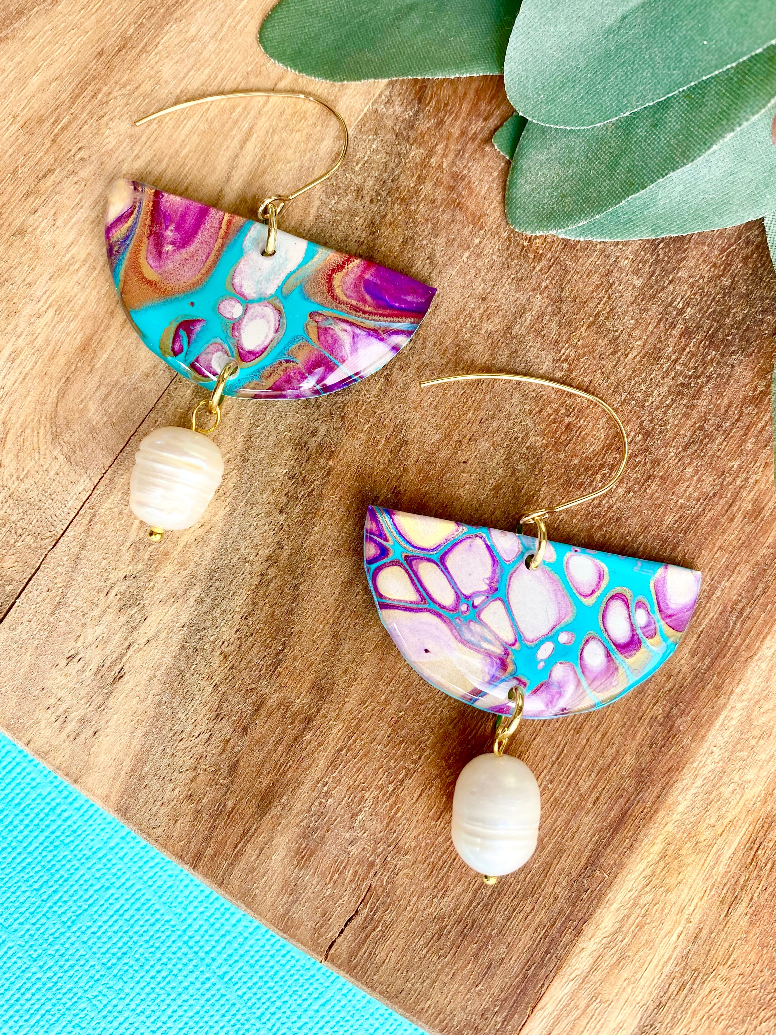 Artisan Unique Colourful Lightweight Earrings