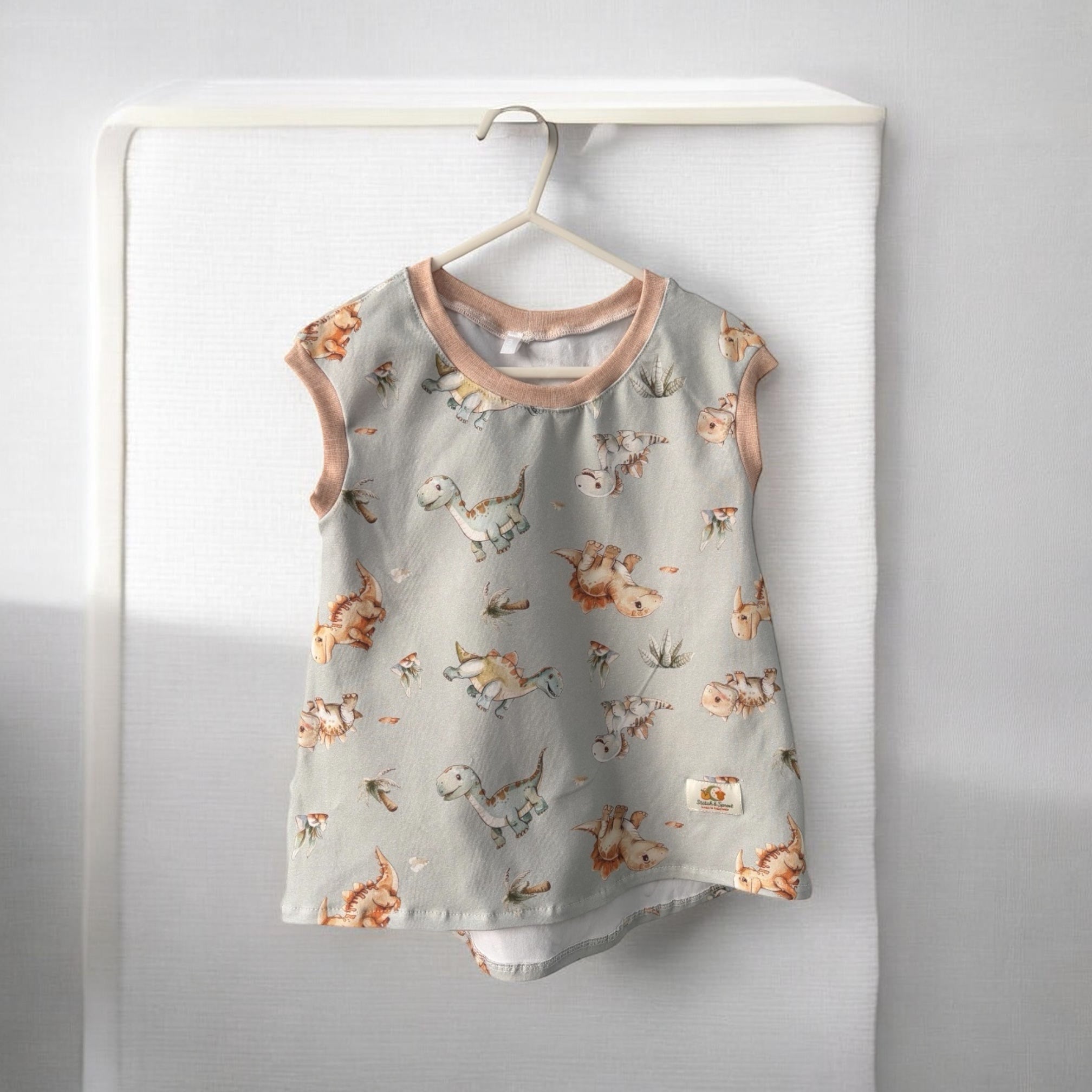 BABY DINOSAURS SUMMER SPRINKLE DRESS