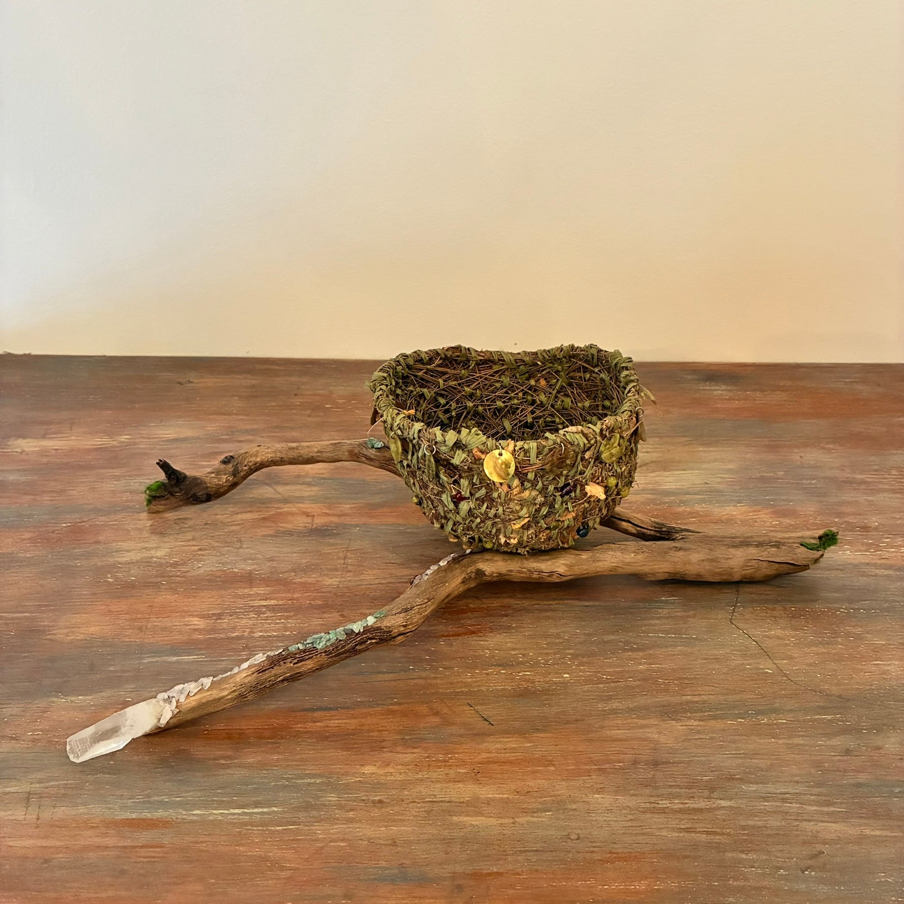 Beautified Birds Nest Sculpture