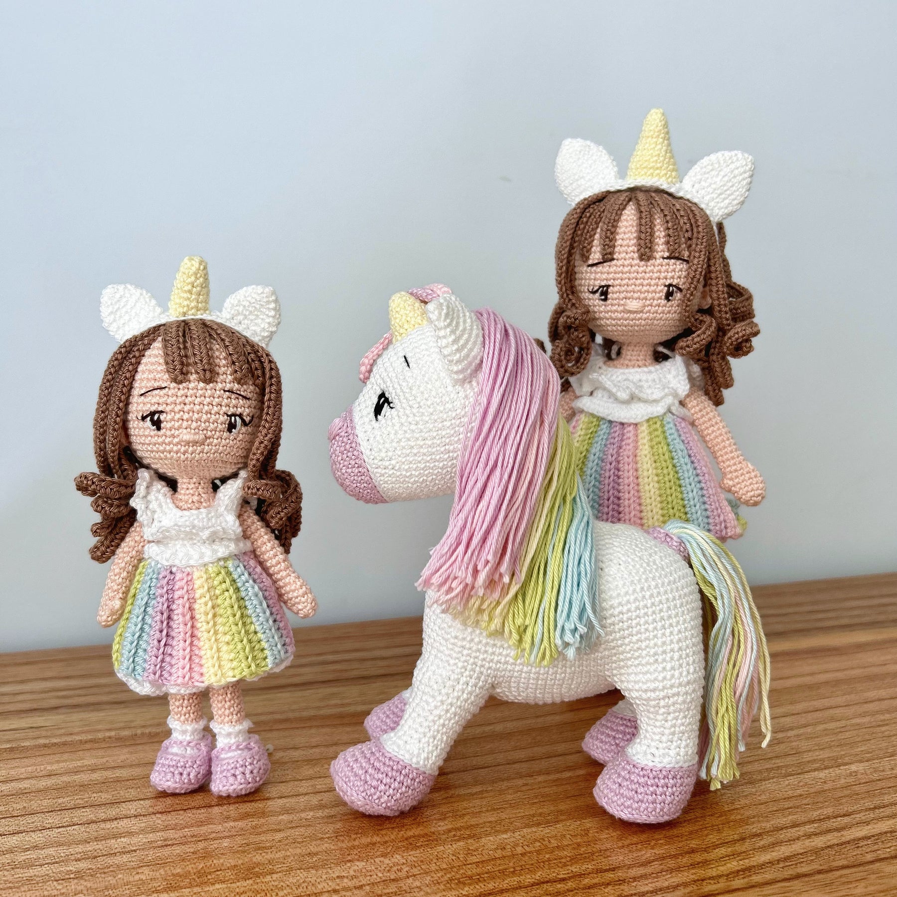 Lila | Crochet Unicorn | The Enchanted Meadow Collection | Ready to Ship