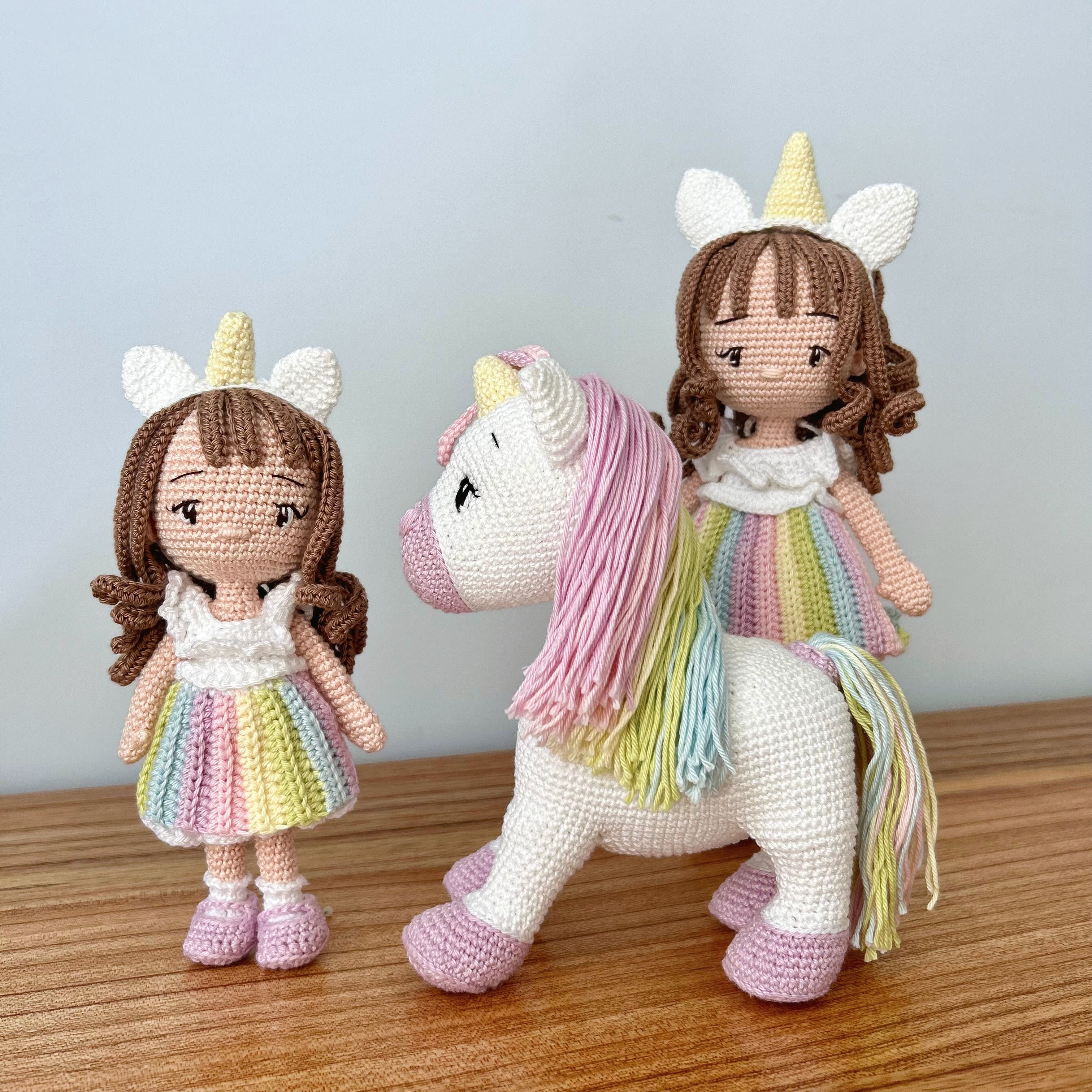 Lila | Crochet Unicorn | The Enchanted Meadow Collection | Ready to Ship