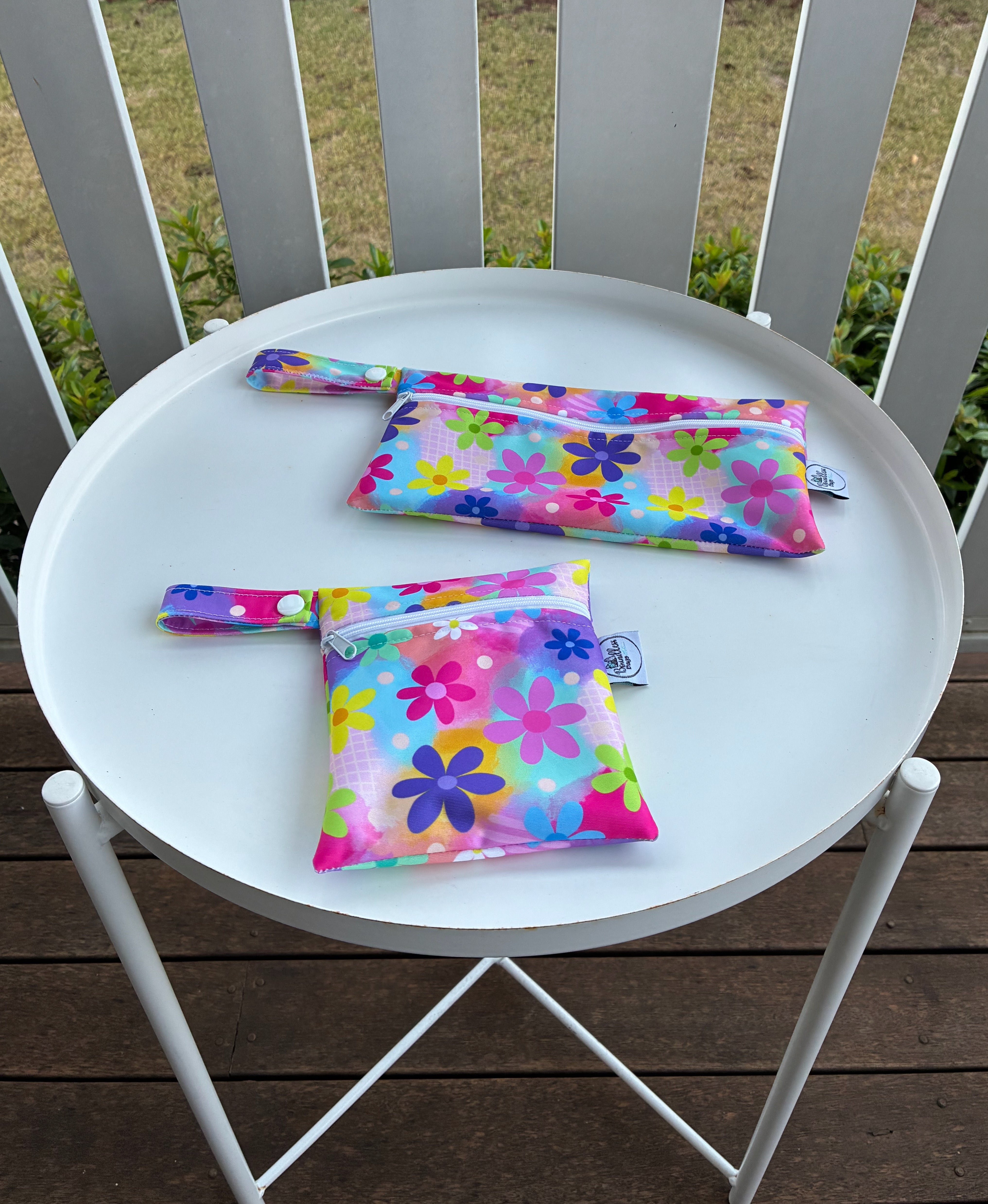 READY MADE Water-resistant wet bags - Bittersweet Spring (Wonderland Design Co)