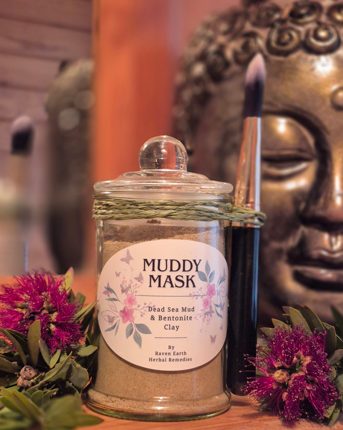 Muddy Mask 100g and Mask Brush