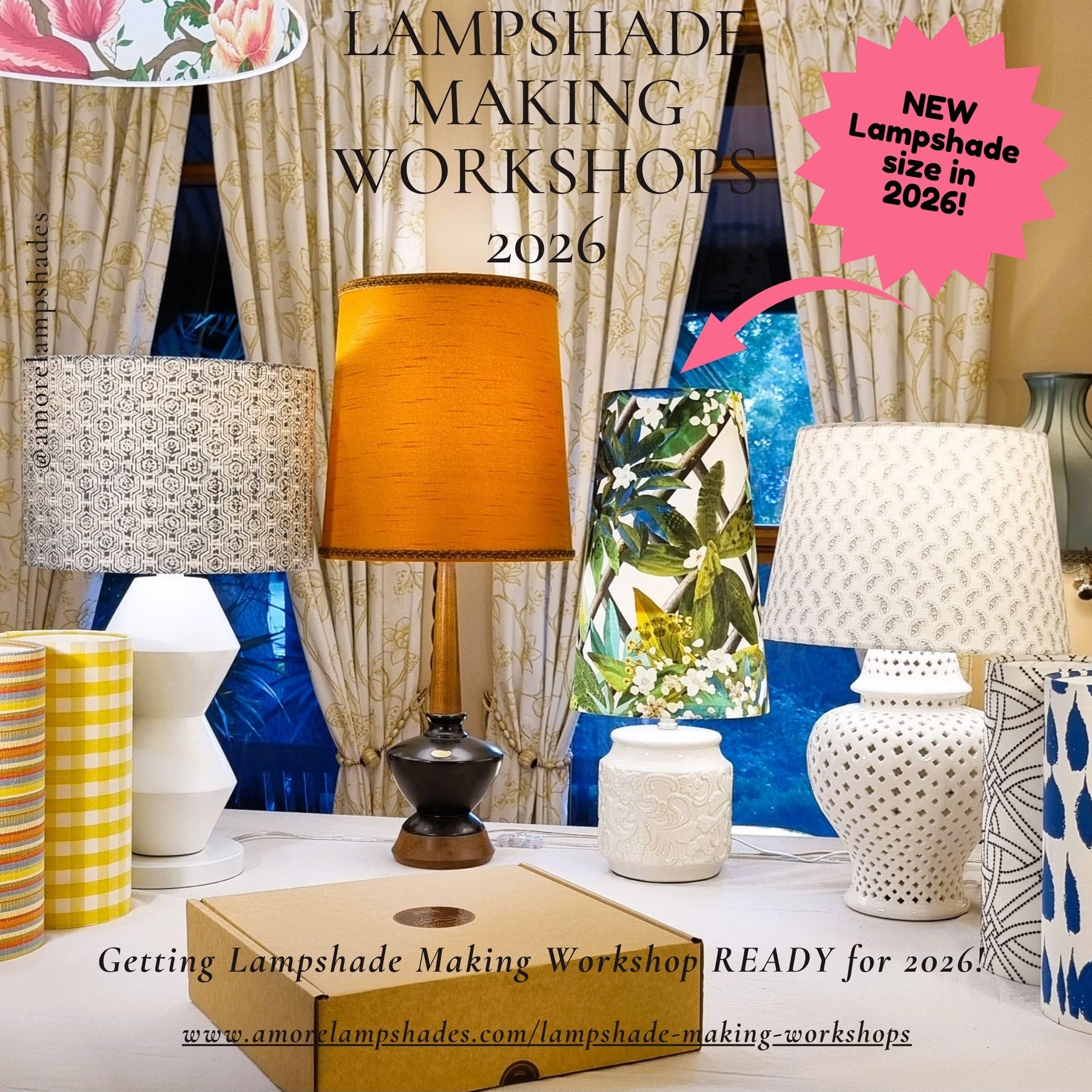 Lampshade Making Workshop - In Person - ADELAIDE